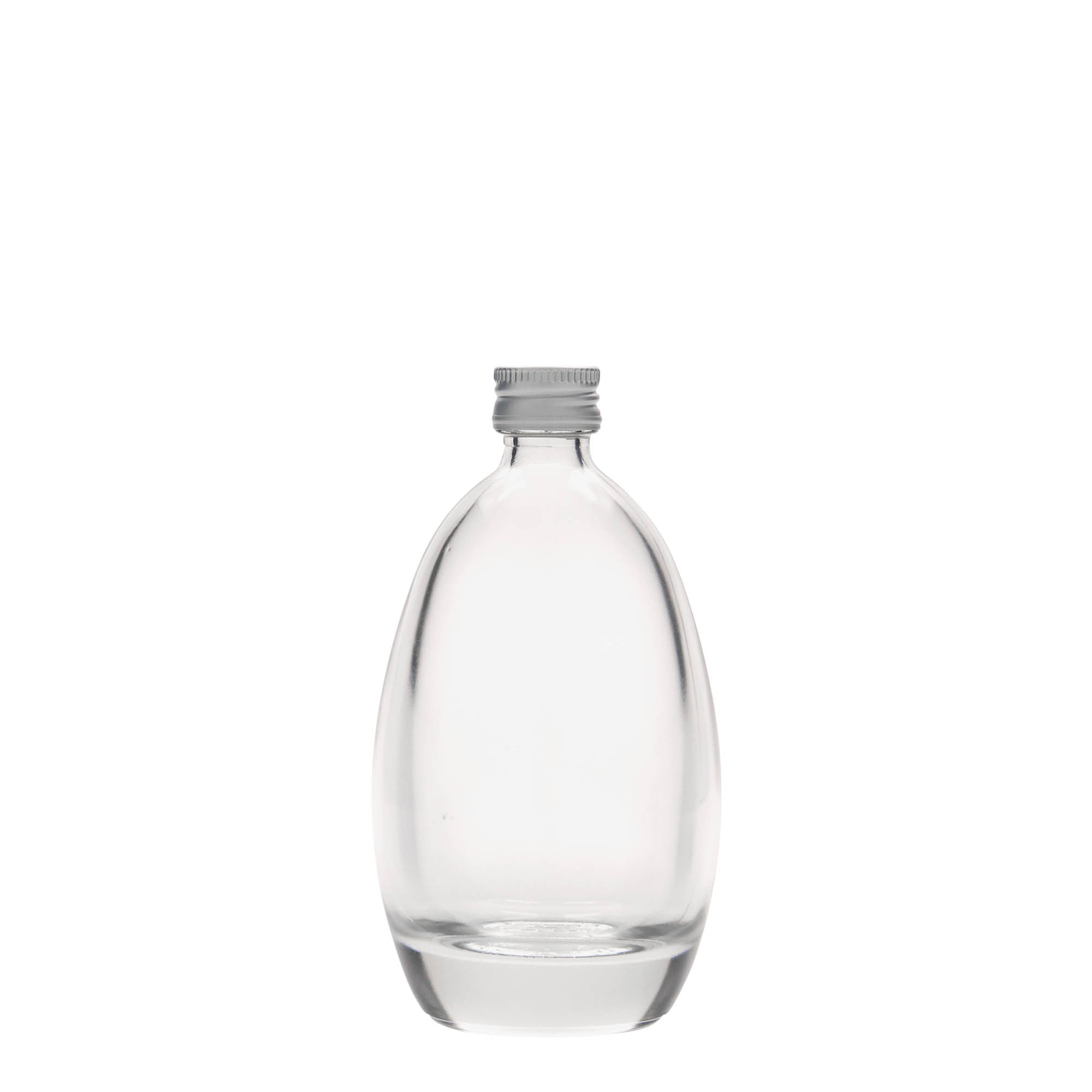 100 ml üvegpalack 'Tojás', nyak: PP 18