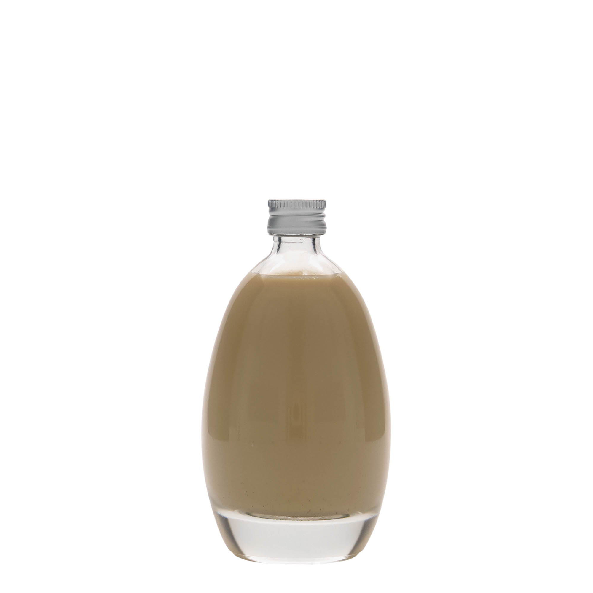100 ml üvegpalack 'Tojás', nyak: PP 18