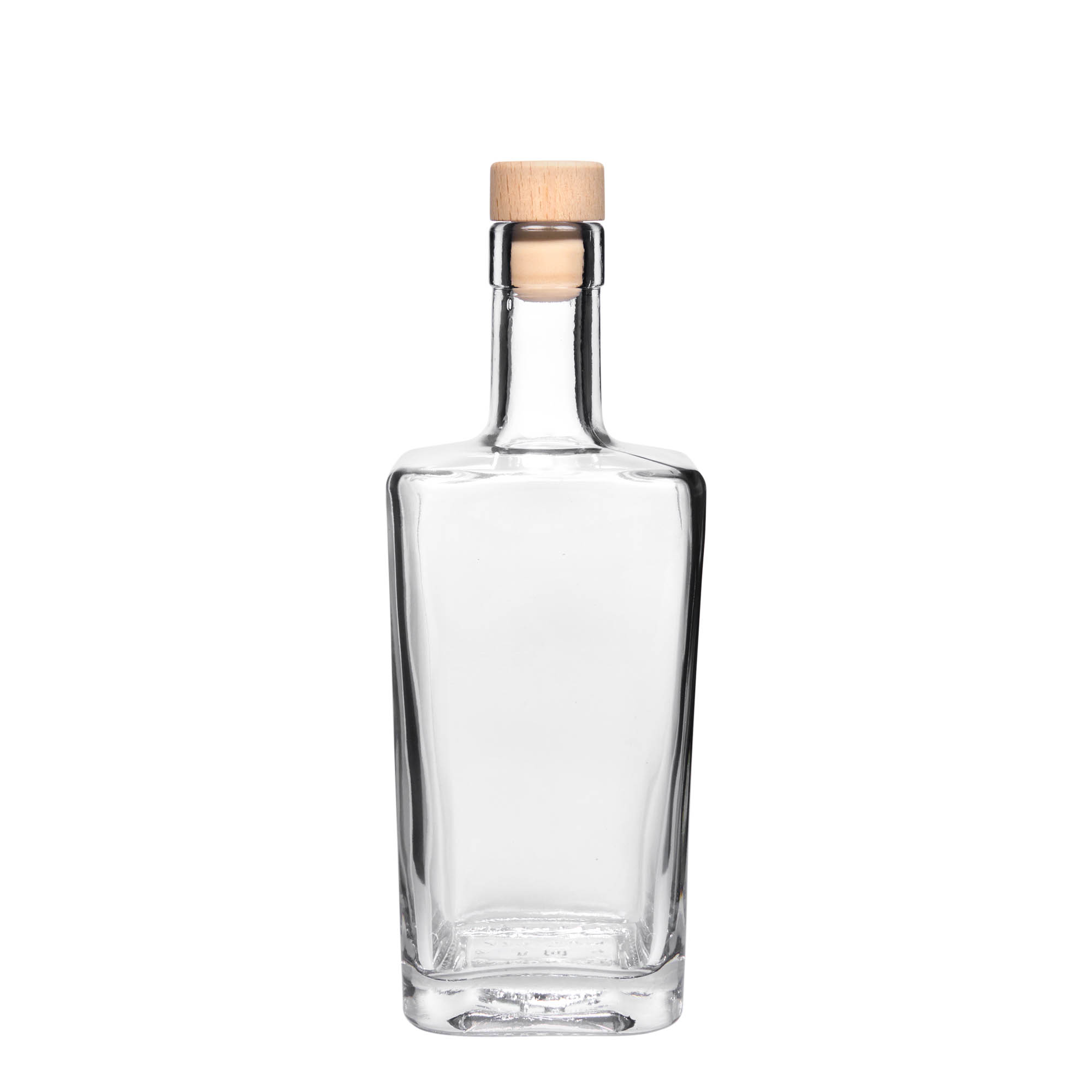 500 ml üvegpalack 'Noel', négyzet alakú, nyílás: parafa 500 ml üvegpalack 'Noel', négyzet alakú, nyílás: parafa
