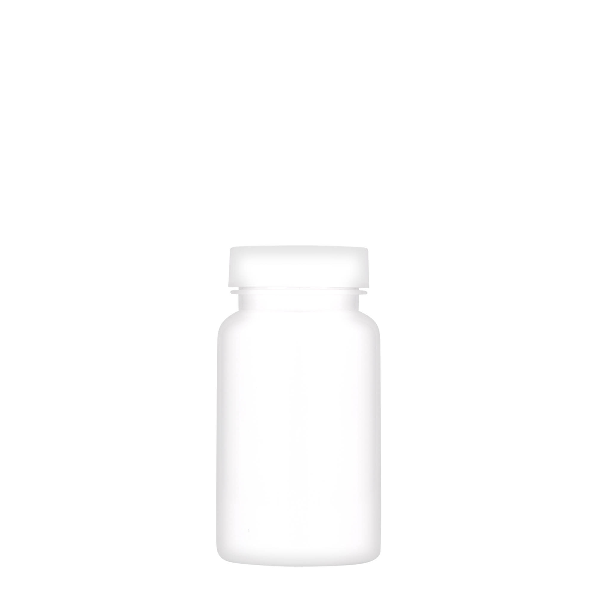 100 ml-es PET-flakon, műanyag, fehér, szájnyílás: 38/400