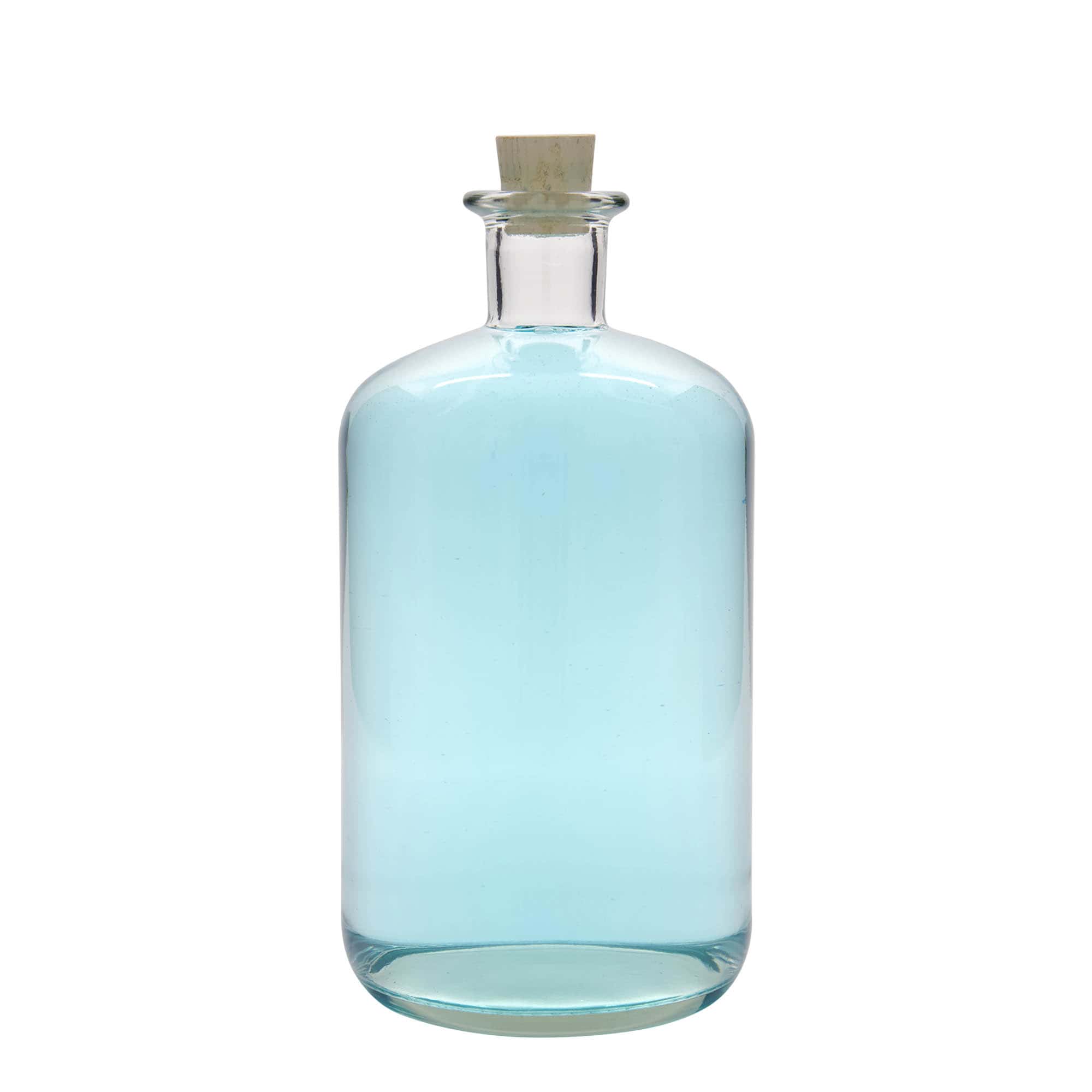 1500 ml-es patikai üvegpalack, szájnyílás: parafadugó