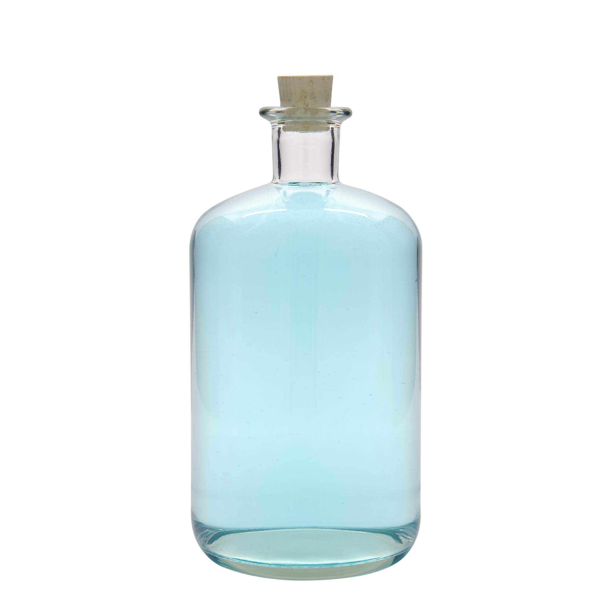 1.500 ml üveg gyógyszerész palack, nyílás: parafa