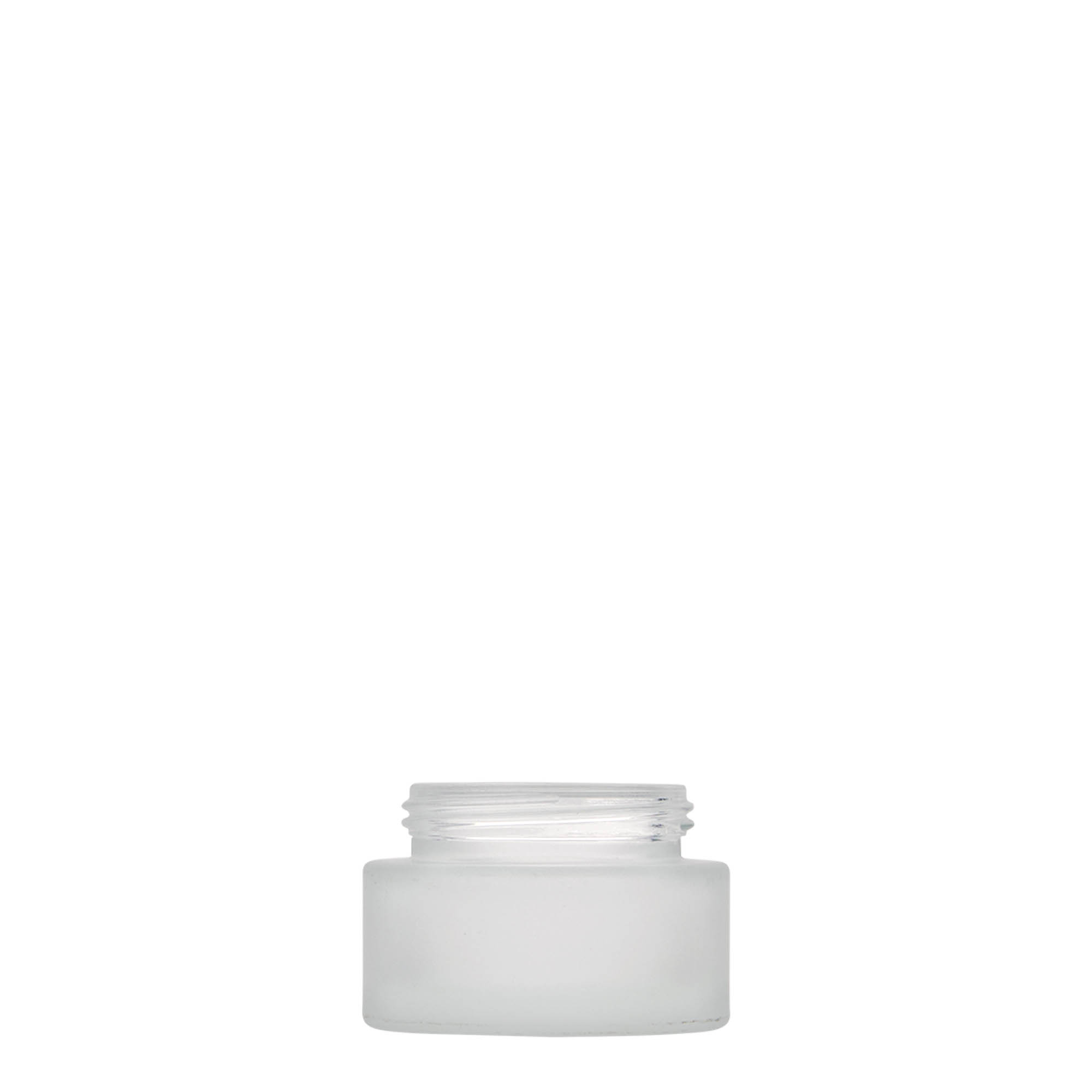 15 ml tégely 'Platin kiadás', üveg, jéghatású, nyílás: csavarzár