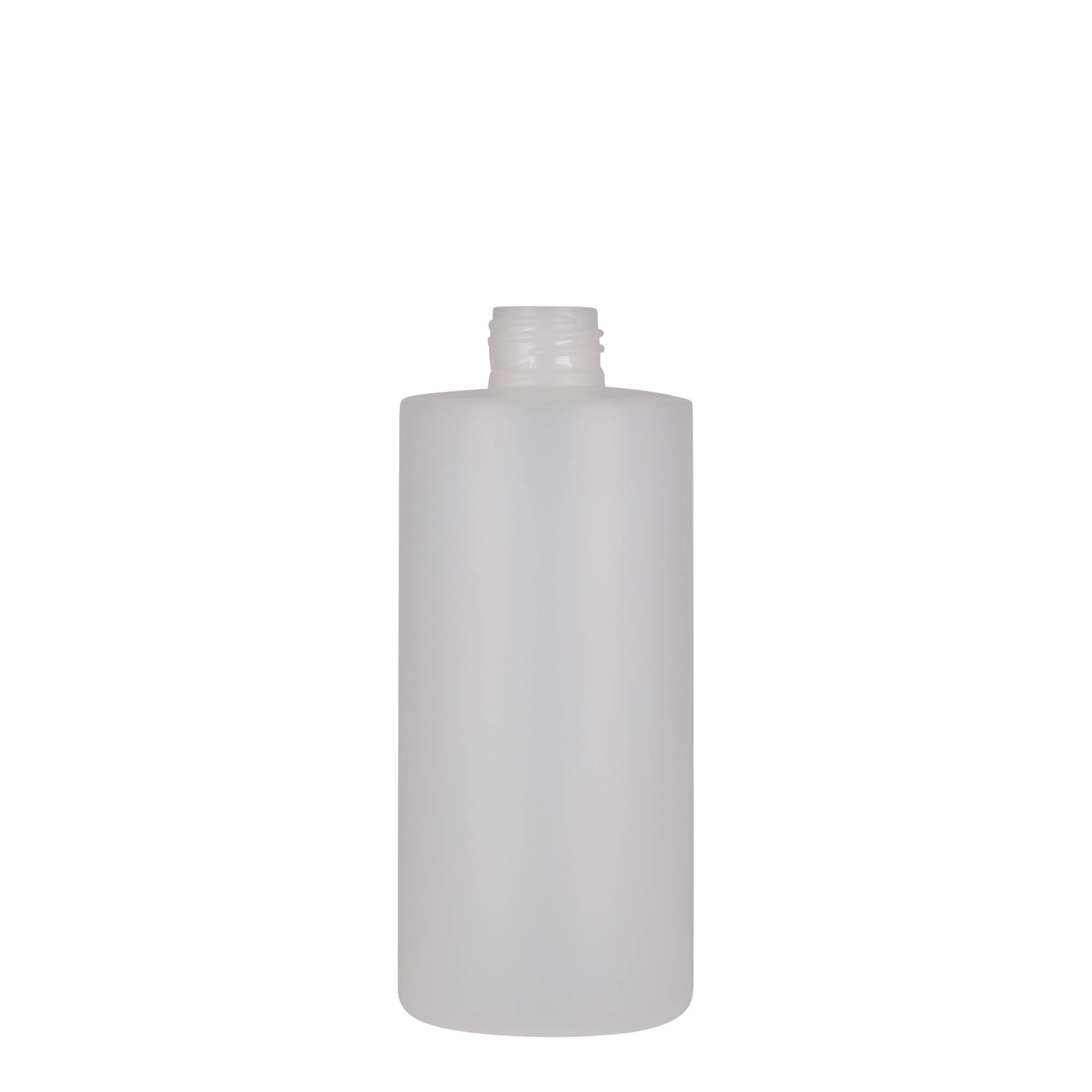 300 ml műanyag palack 'Pipe', HDPE, fehér, nyílás: 24/410 300 ml műanyag palack 'Pipe', HDPE, fehér, nyílás: 24/410