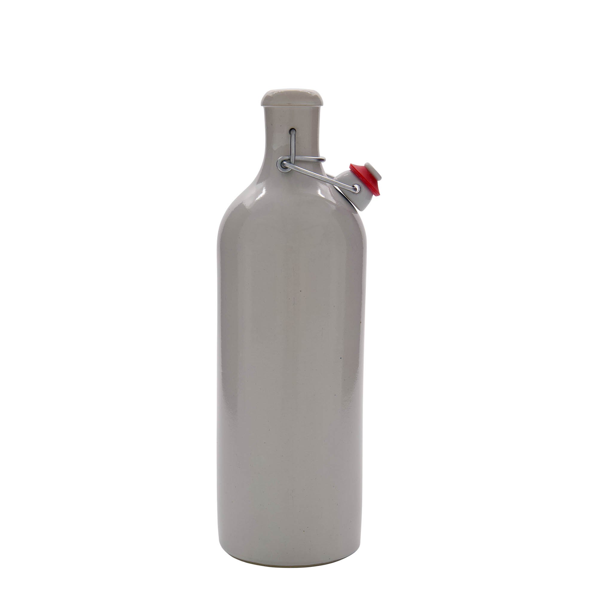 750 ml agyagedény, kőedény, fehér, nyílás: patentzár