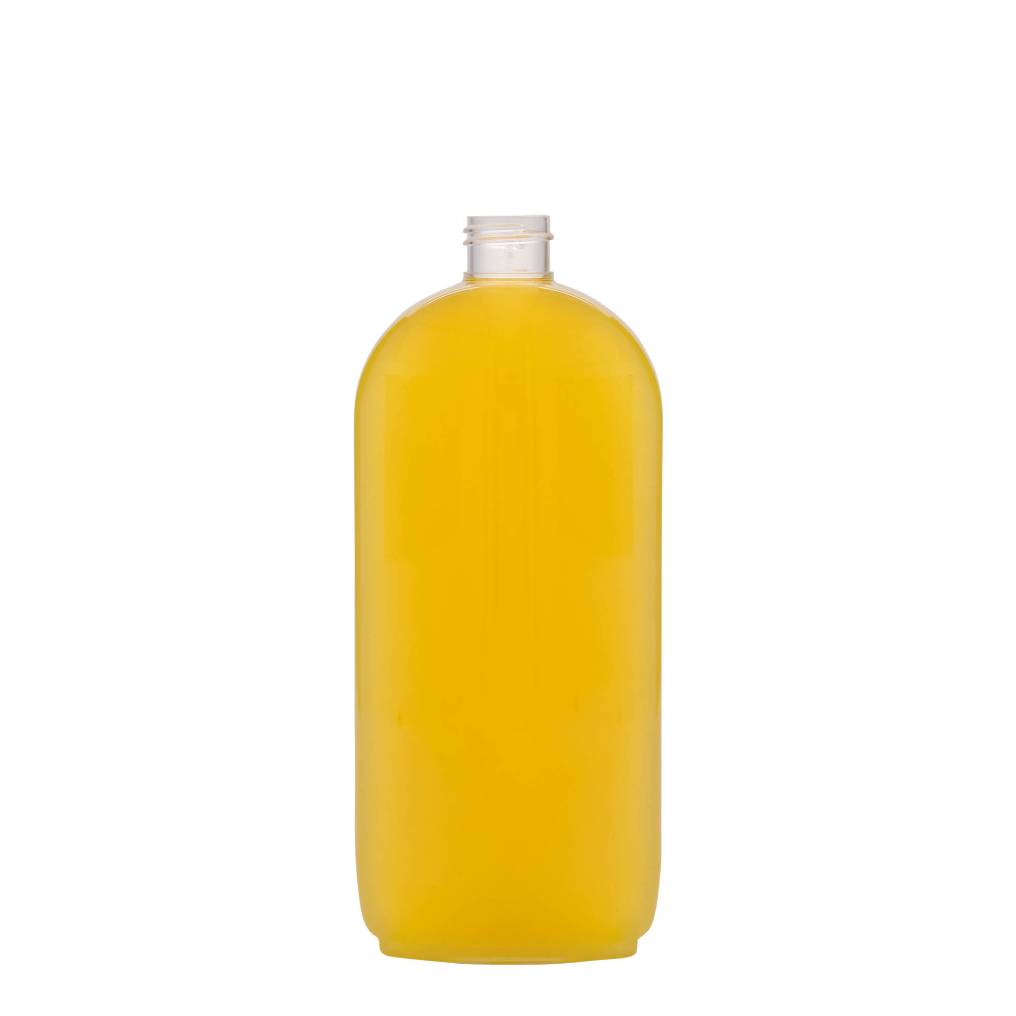 500 ml PET-palack 'Iris', ovális, műanyag, nyakméret: 24/410