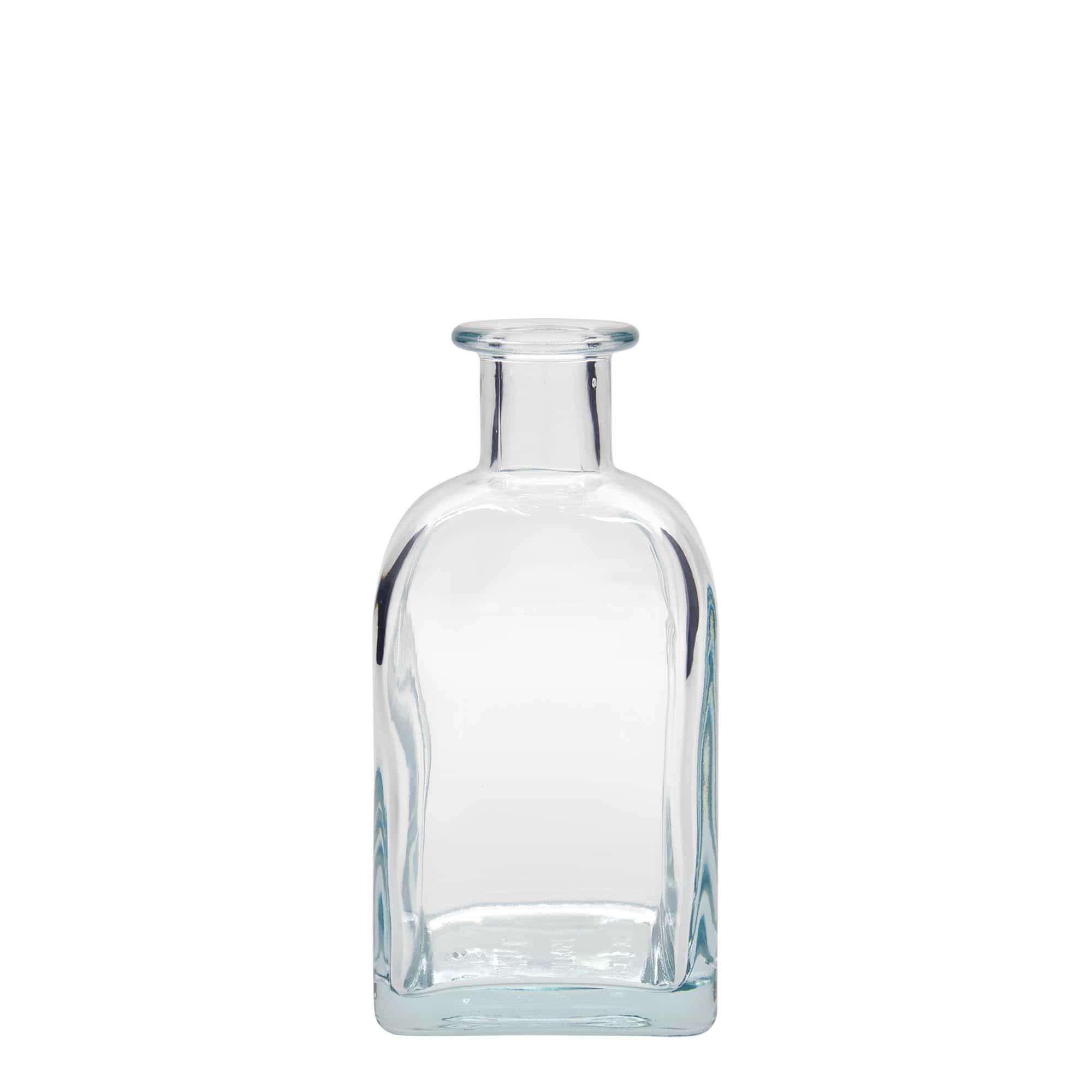 350 ml üvegpalack Apotheker Carré, négyzet alakú, nyílás: parafa