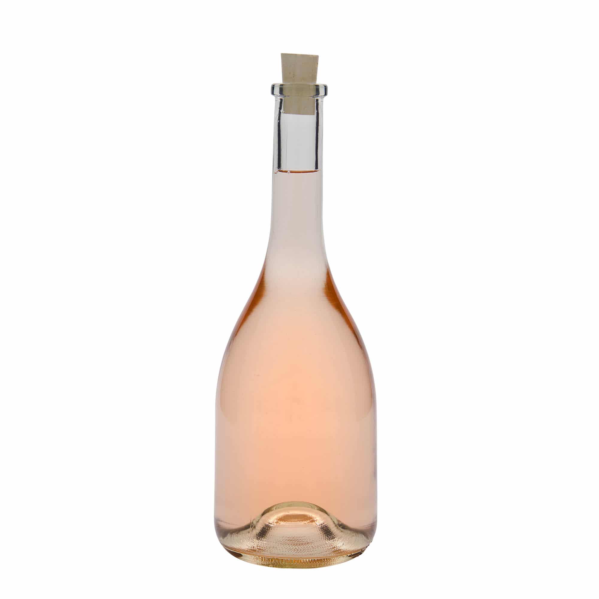 750 ml üveges palack 'Rustica', nyílás: parafa