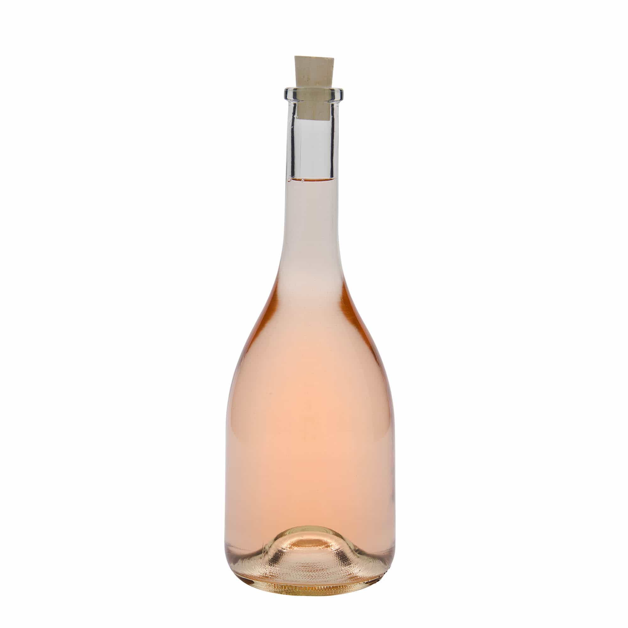 750 ml üveges palack 'Rustica', nyílás: parafa