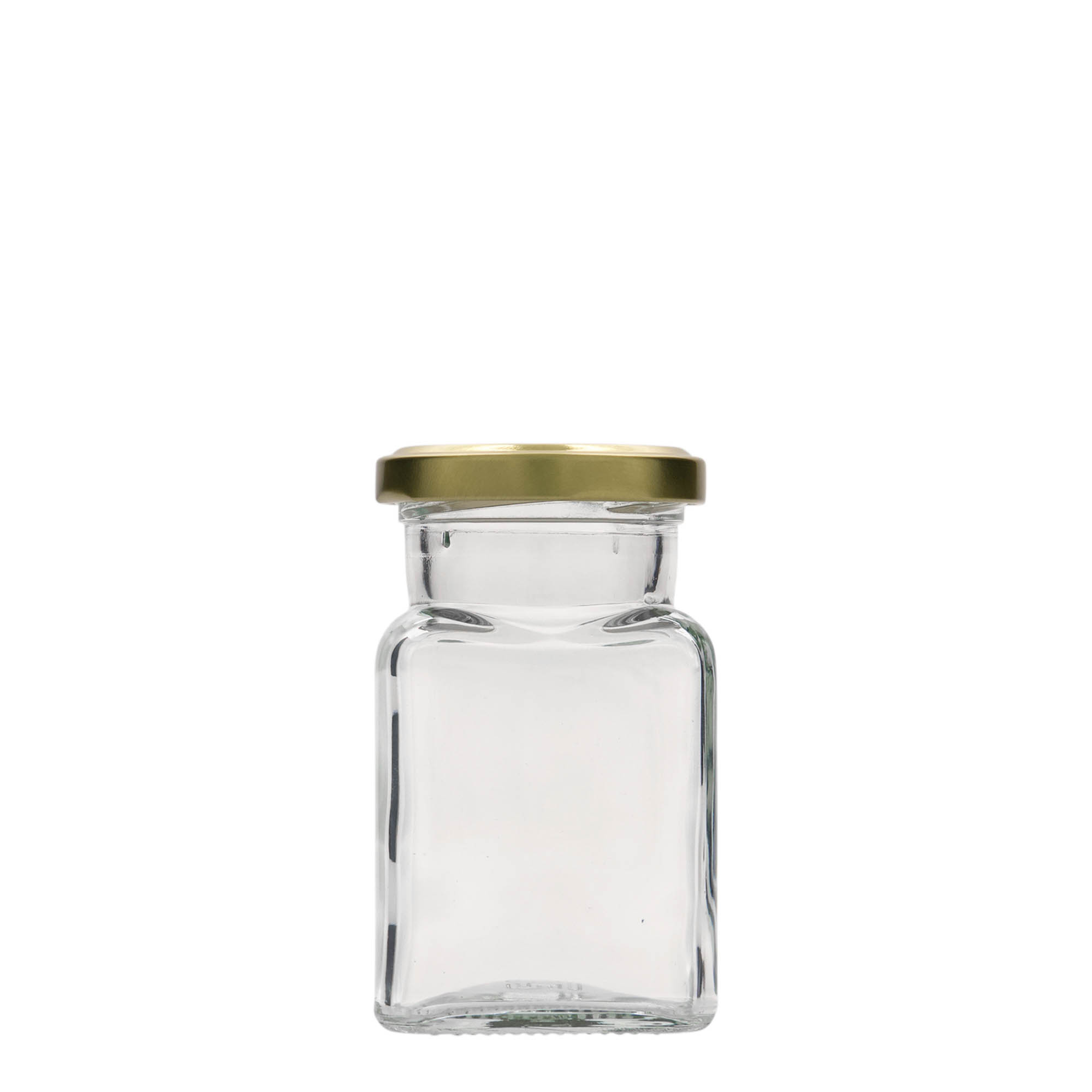 150 ml négyszögletes üveg, nyílás: Twist-Off (TO 53) 150 ml négyszögletes üveg, nyílás: Twist-Off (TO 53)