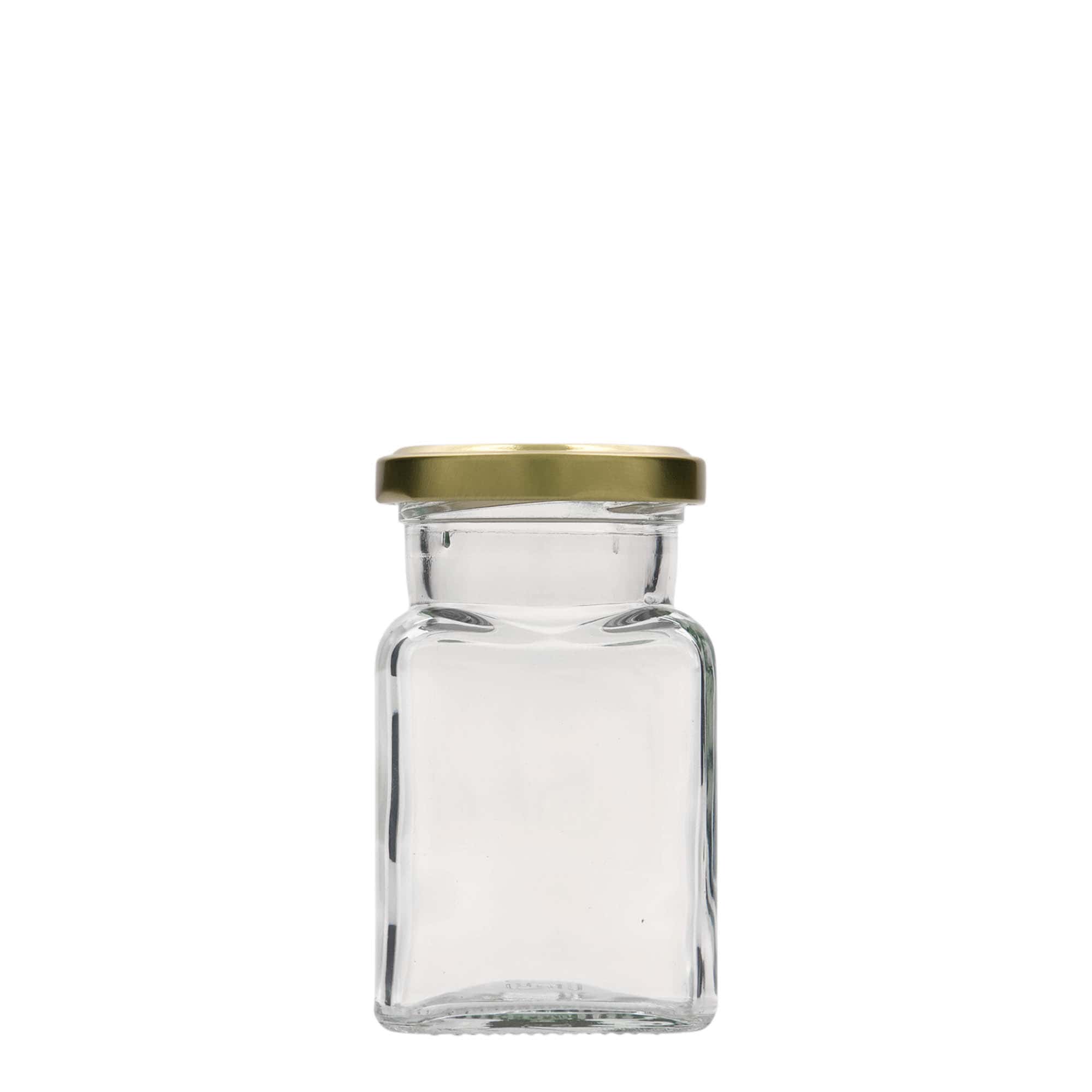 150 ml négyszögletes üveg, nyílás: Twist-Off (TO 53)