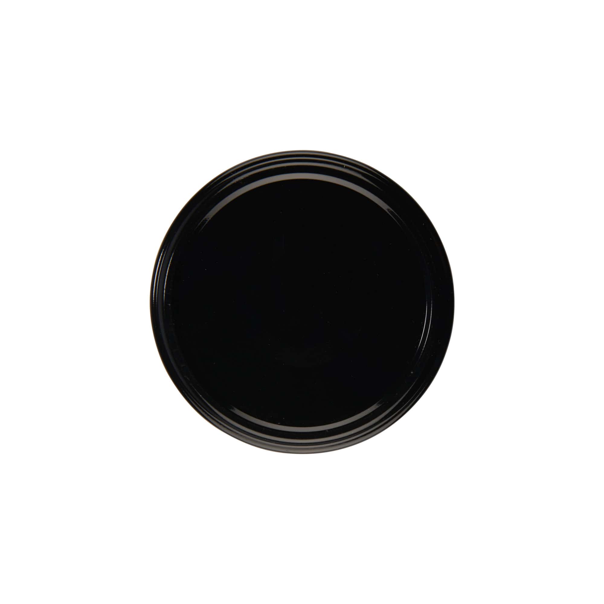Twist-Off-fedél, fehérlemez, fekete, nyílásra: TO 82 Twist-Off-fedél, fehérlemez, fekete, nyílásra: TO 82