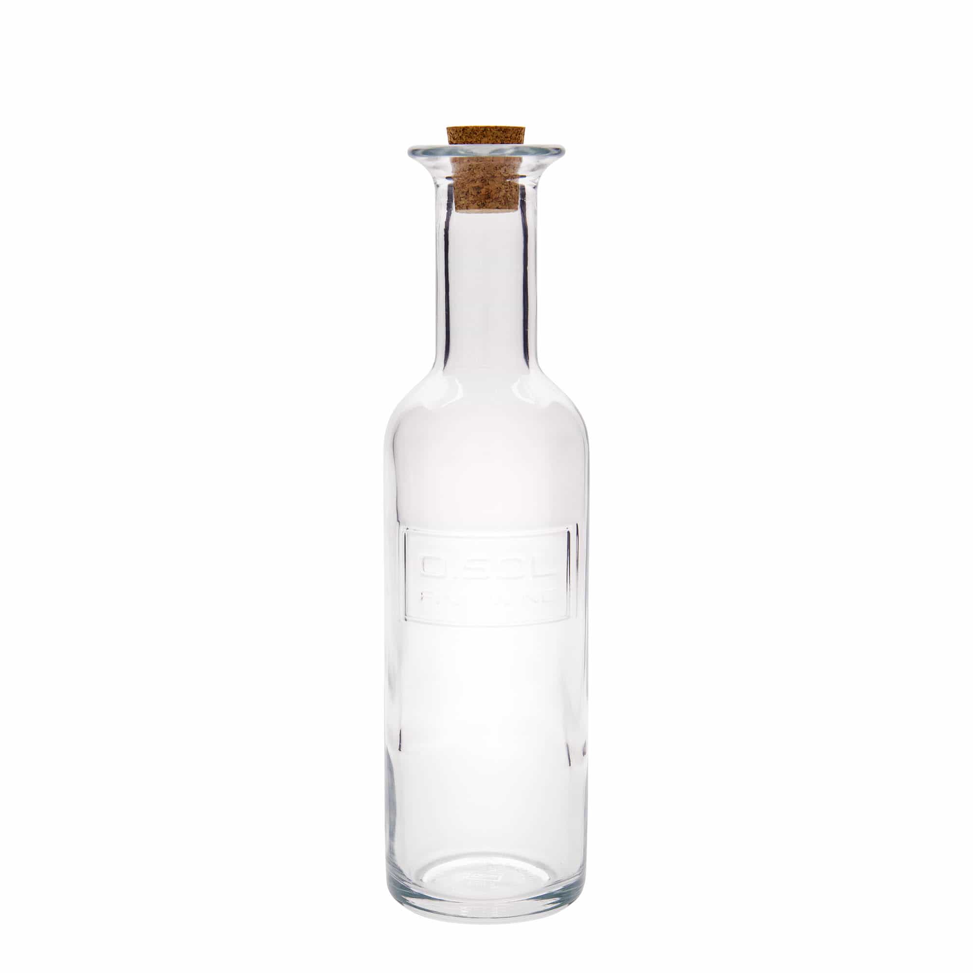 500 ml üvegpalack 'Optima Fine Wine', nyak: parafa