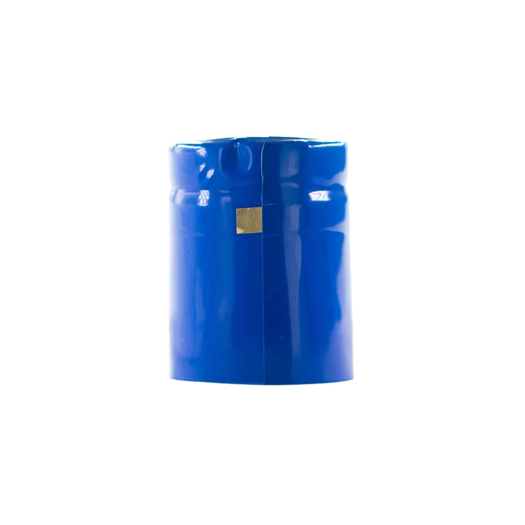 Zsugorkapszula 32x41, PVC-műanyag, kék Zsugorkapszula 32x41, PVC-műanyag, kék