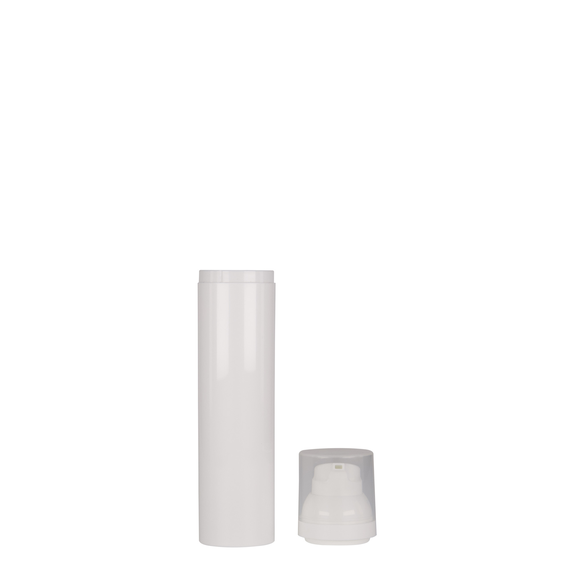 100 ml Airless adagoló 'Mezzo', PP-műanyag, fehér 100 ml Airless adagoló 'Mezzo', PP-műanyag, fehér