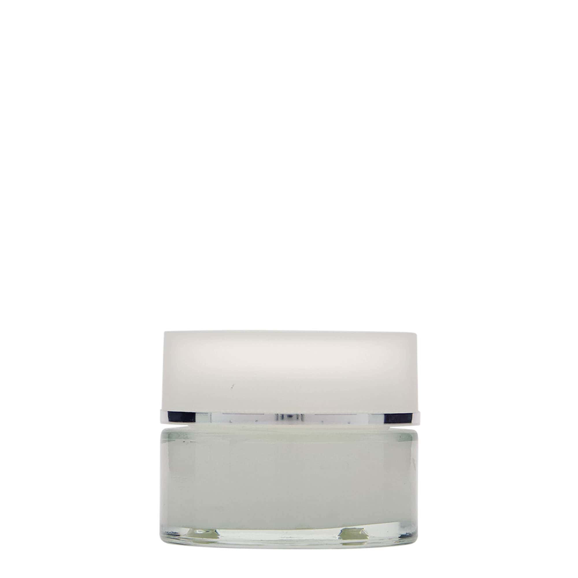 50 ml tégely 'Clear Edition', üveg, nyílás: csavarzár