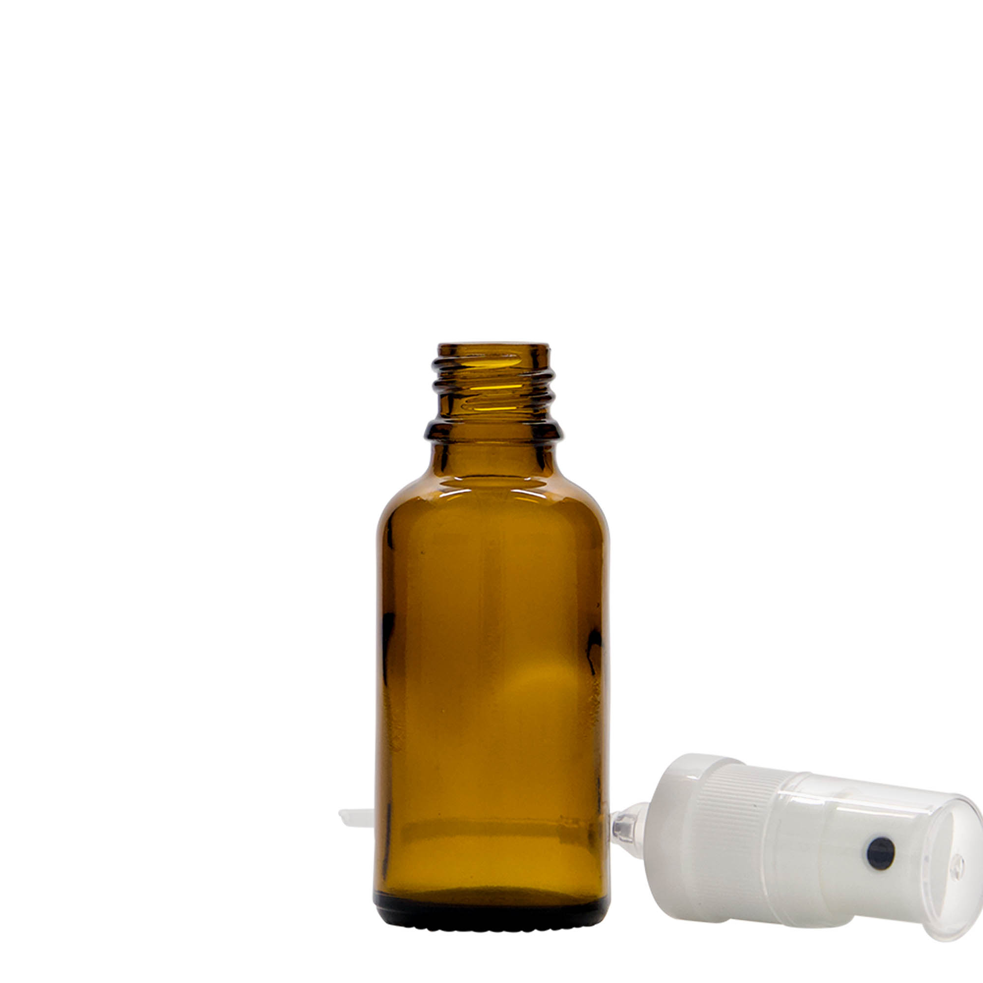 30 ml orvosi permetezőüveg, üveg, barna, nyílás: DIN 18 30 ml orvosi permetezőüveg, üveg, barna, nyílás: DIN 18