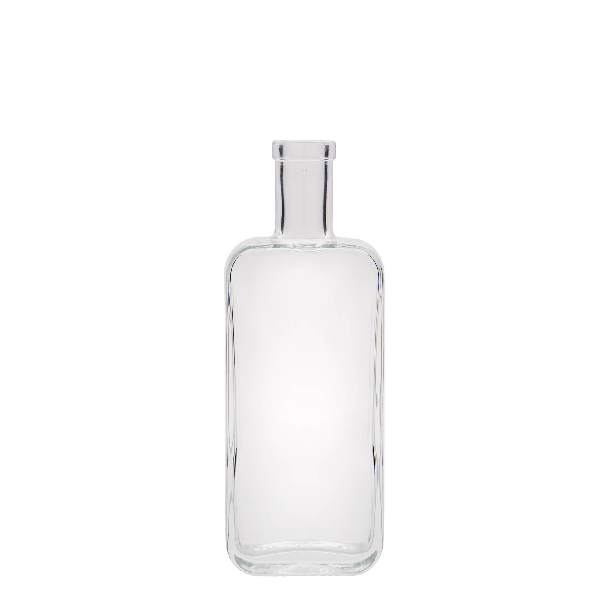 200 ml üvegpalack 'Nice', téglalap alakú, nyílás: parafa