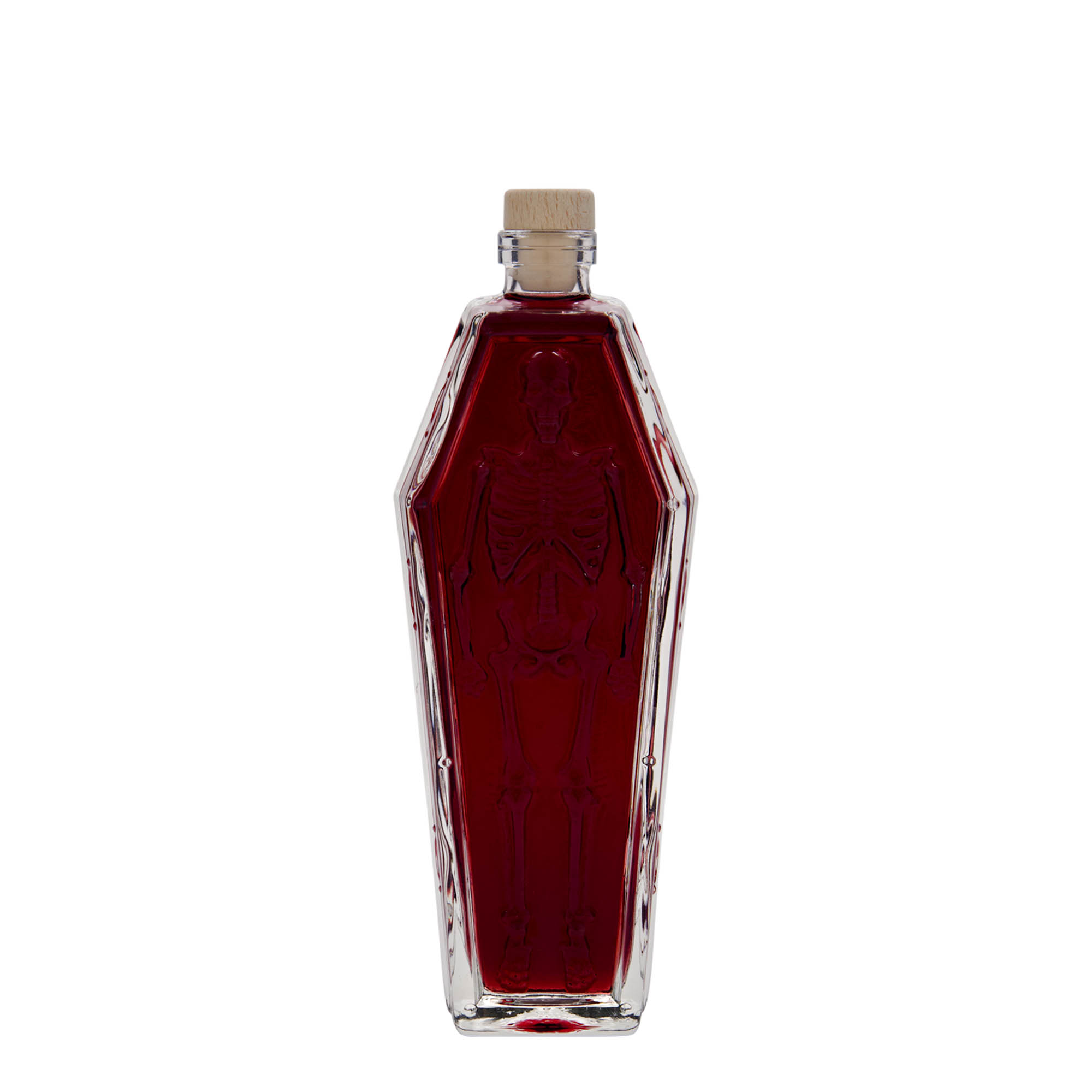200 ml üvegpalack 'koporsó', nyílás: parafa 200 ml üvegpalack 'koporsó', nyílás: parafa