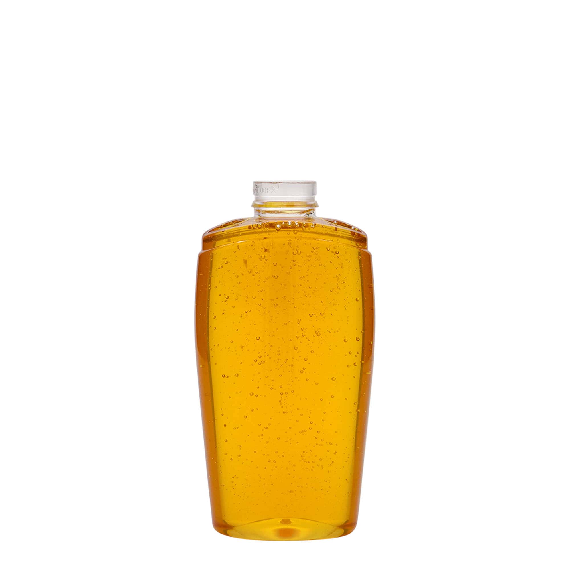 200 ml PET-palack 'Squeeze', ovális, műanyag