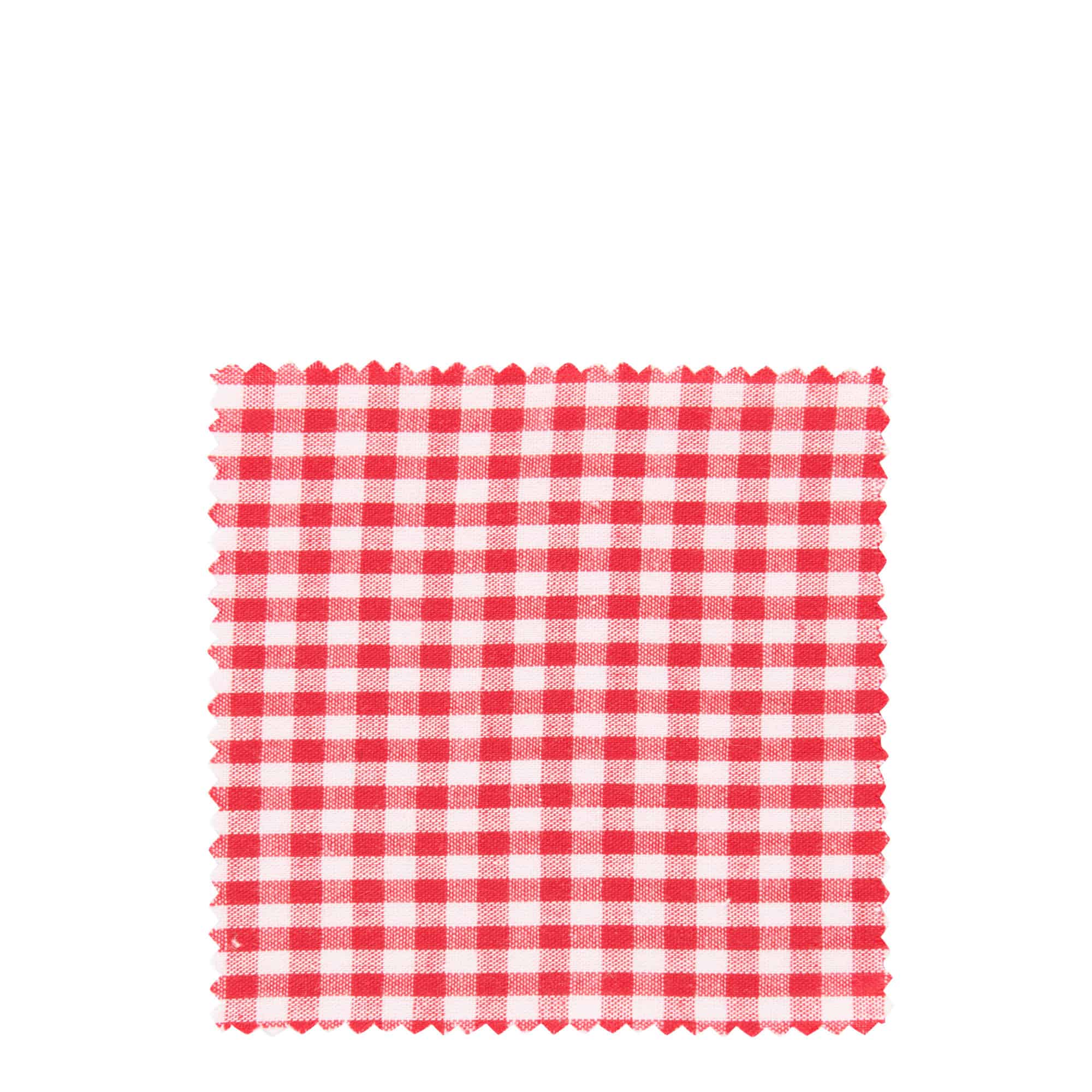 Befőttesüveg-takaró kockás 12x12, négyzet alakú, textil, piros, szájnyílás: TO38-TO53