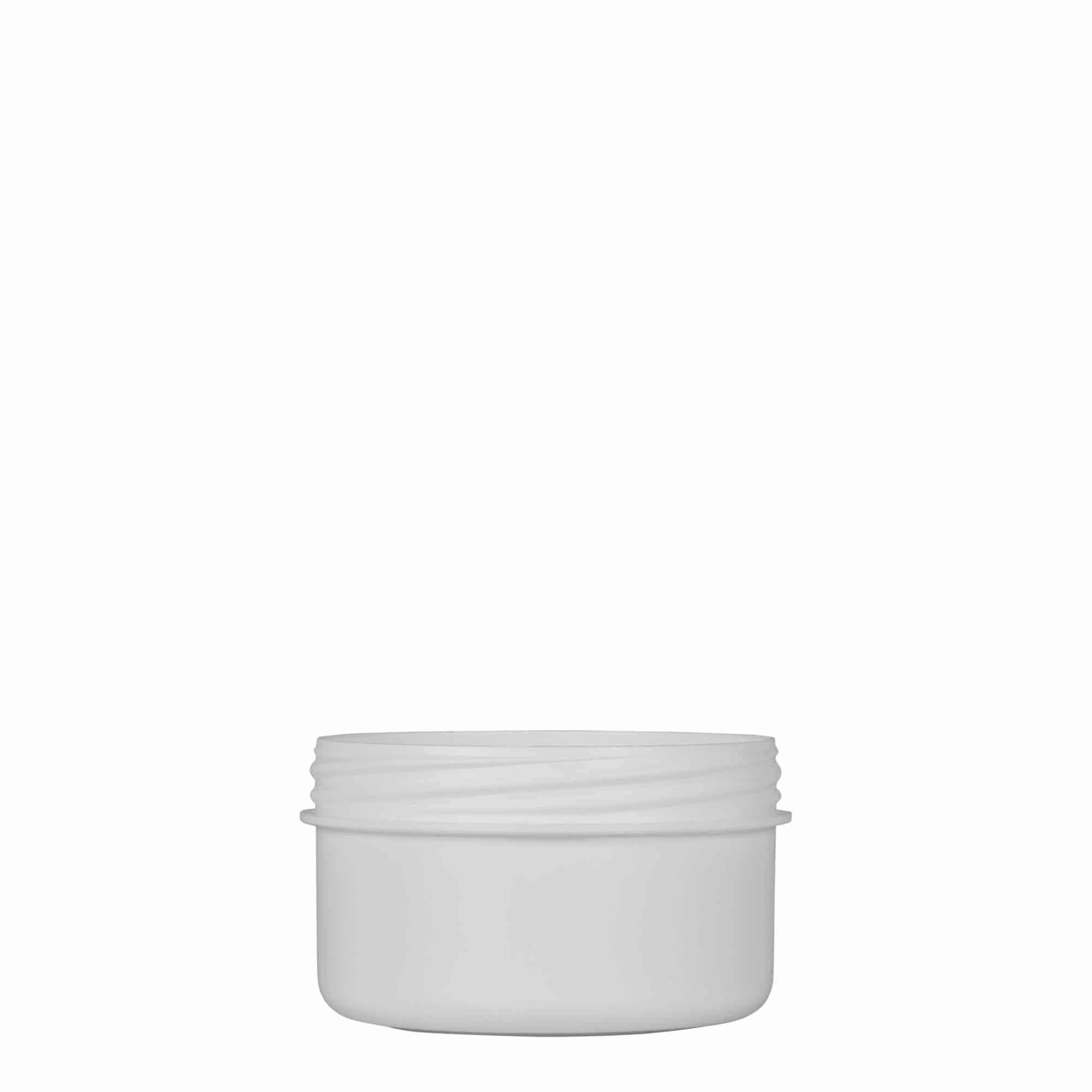 60 ml műanyag doboz 'White Line', PP, fehér, nyílás: csavarzár