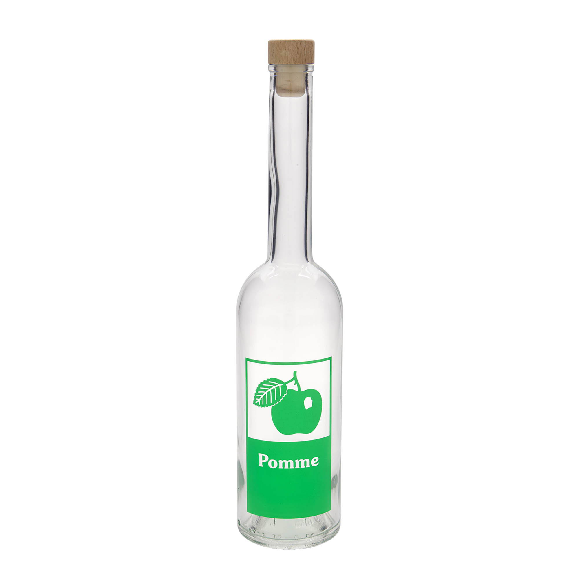 500 ml üvegpalack 'Opera', motívum: Alma, nyak: parafa 500 ml üvegpalack 'Opera', motívum: Alma, nyak: parafa