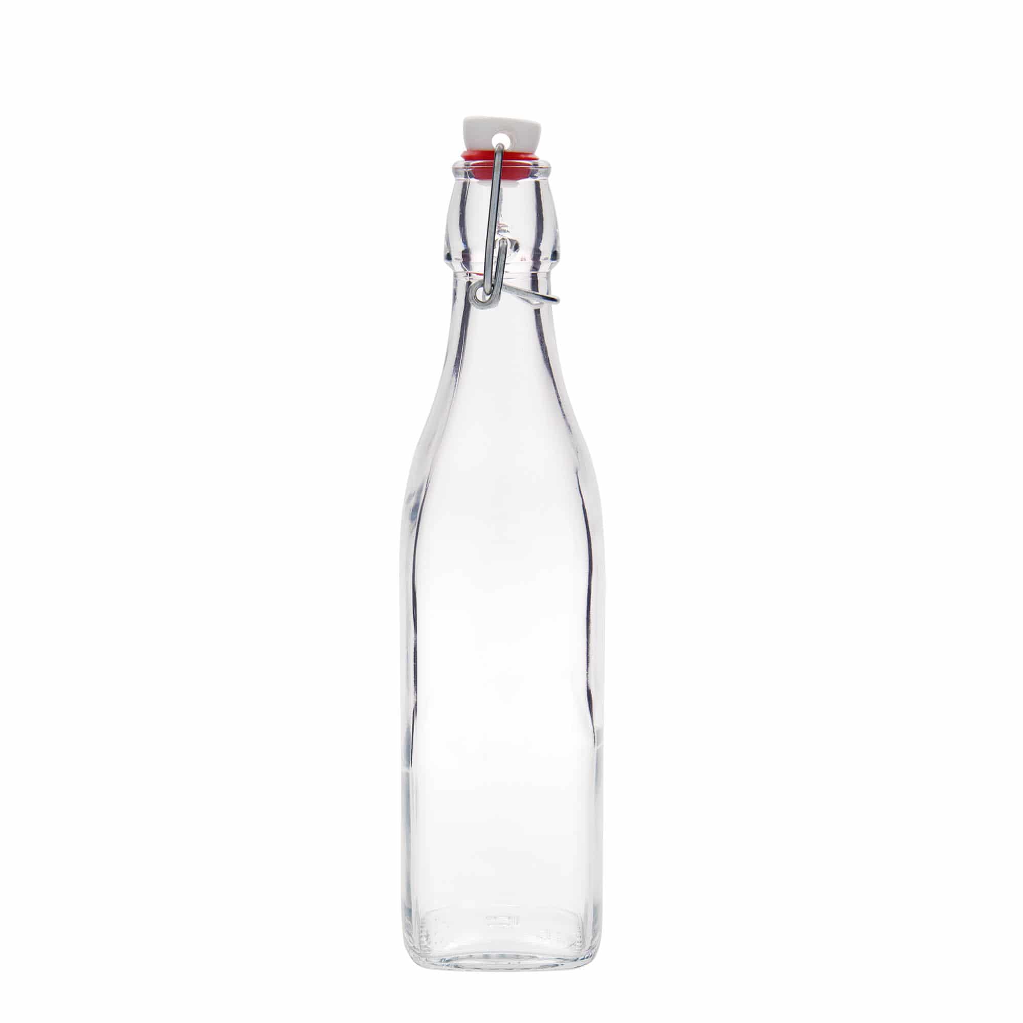 500 ml üvegpalack 'Swing, négyzet alakú, nyílás: patentzár' 500 ml üvegpalack 'Swing, négyzet alakú, nyílás: patentzár'