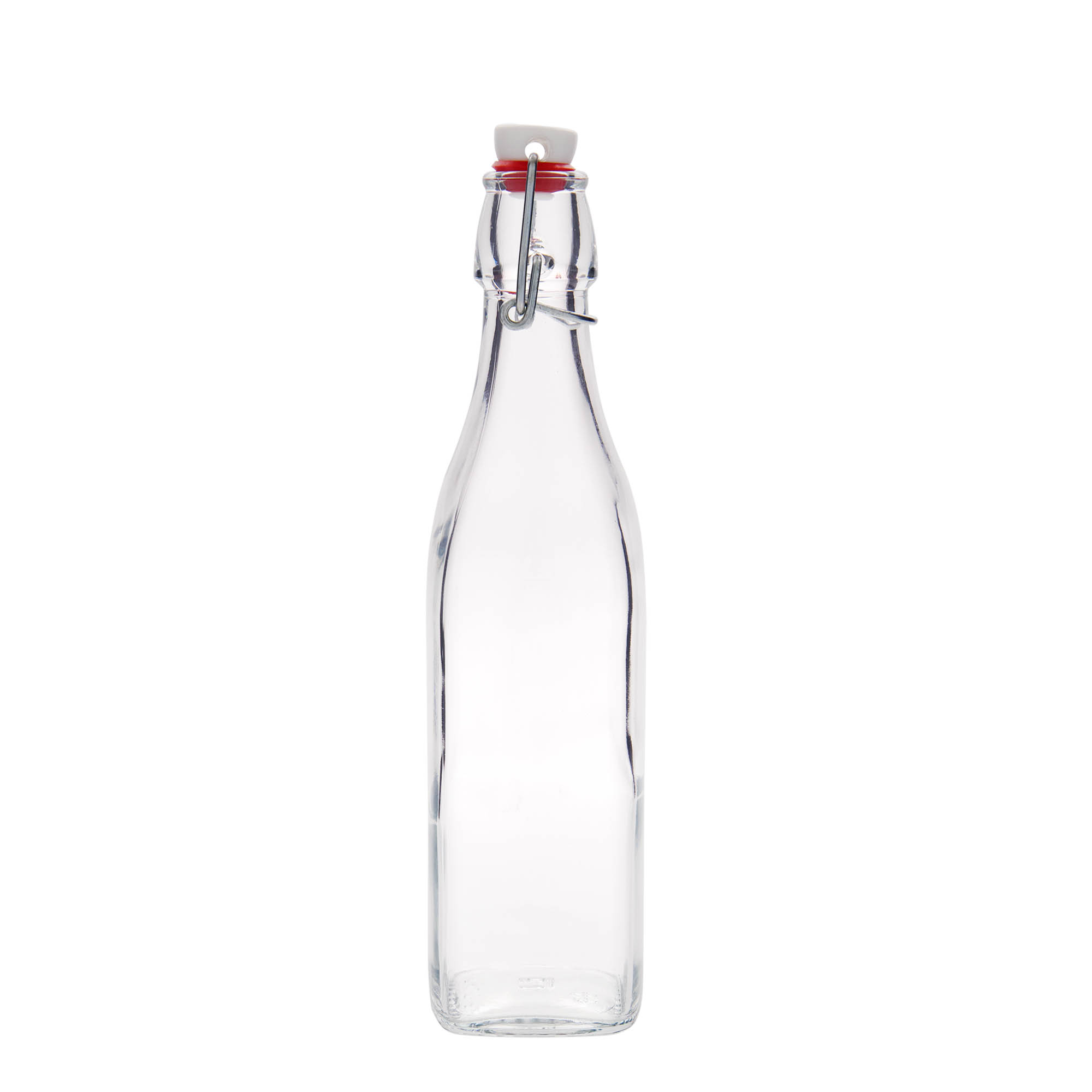 500 ml üvegpalack 'Swing, négyzet alakú, nyílás: patentzár' 500 ml üvegpalack 'Swing, négyzet alakú, nyílás: patentzár'