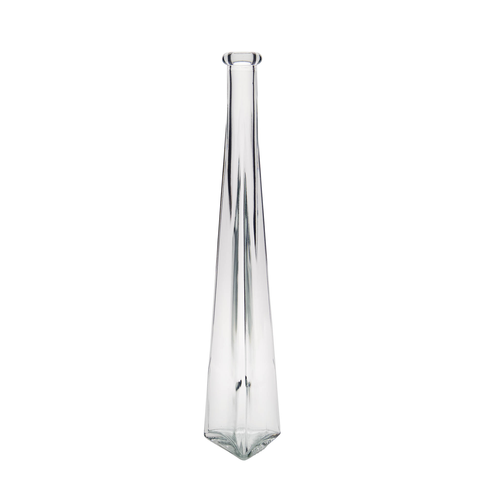 200 ml üvegpalack 'Dama Triangolore', háromszög alakú, nyílás: parafa 200 ml üvegpalack 'Dama Triangolore', háromszög alakú, nyílás: parafa