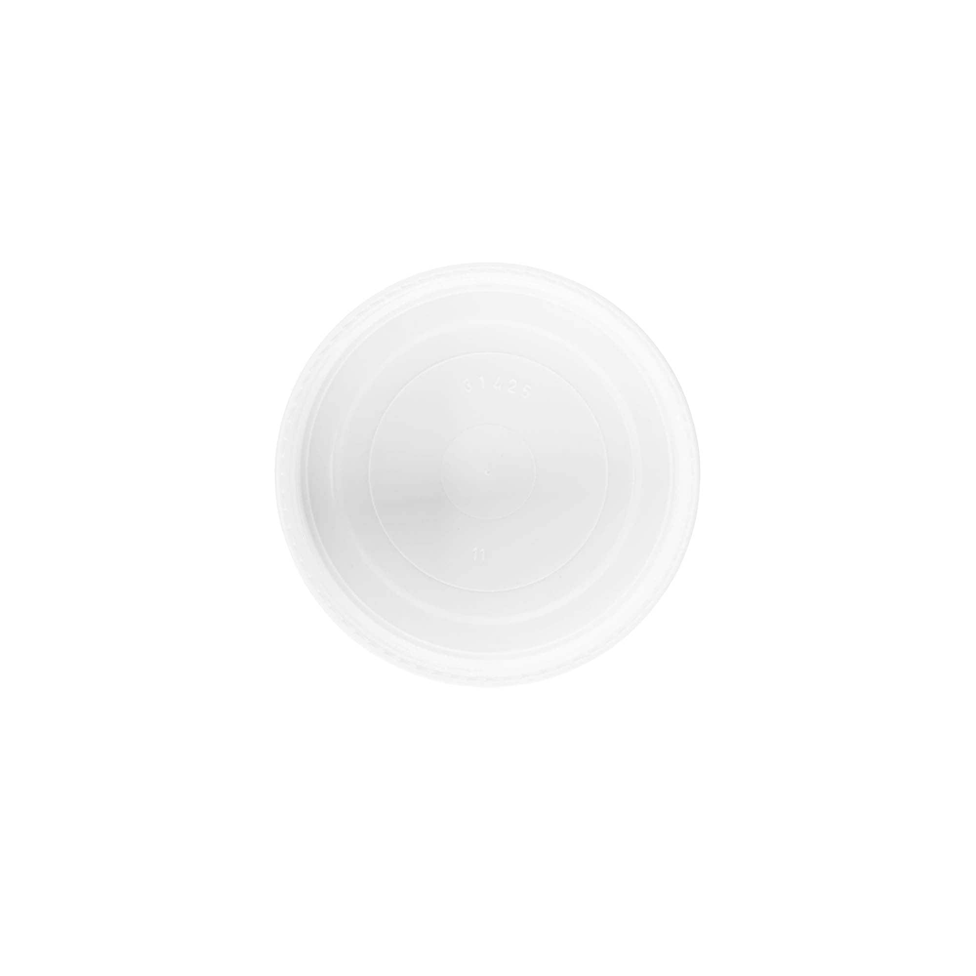 Csavarzár 100 ml-es 'Bianca' számára, PP műanyag, fehér Csavarzár 100 ml-es 'Bianca' számára, PP műanyag, fehér