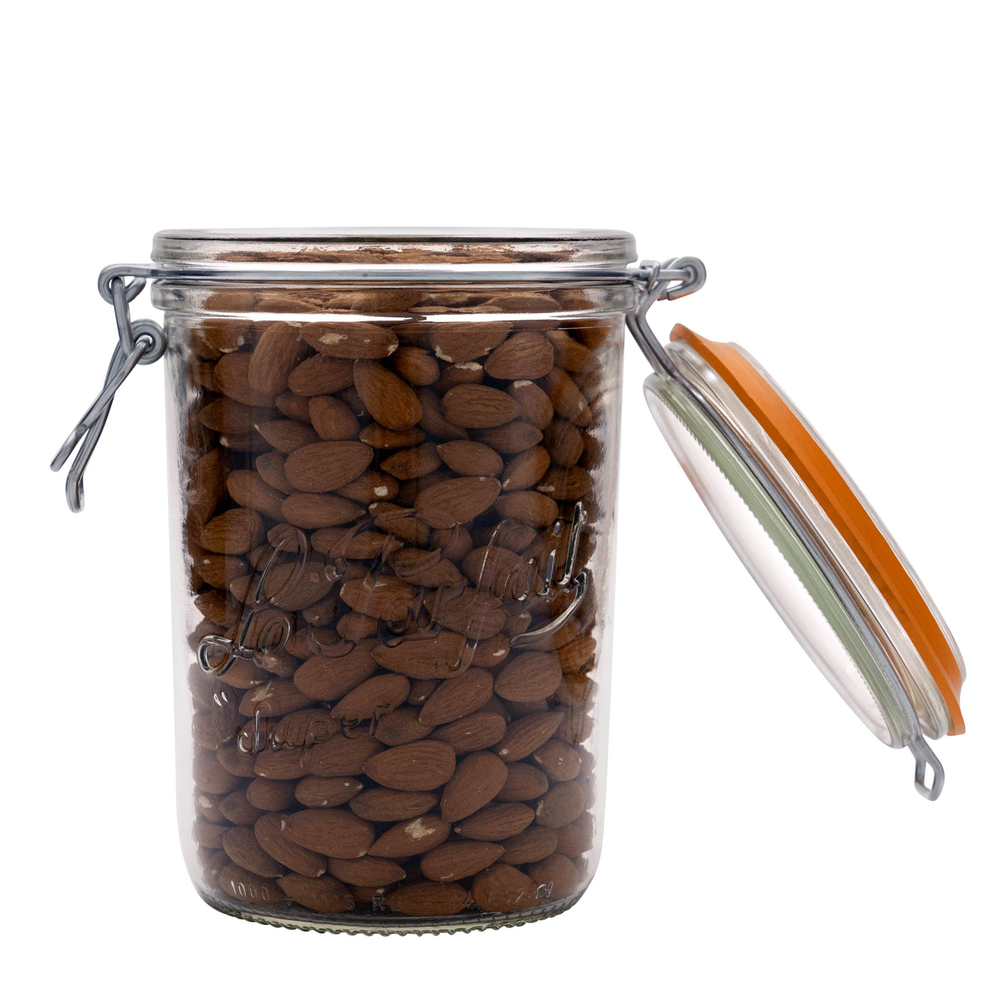 1.000 ml drótfüles üveg 'Le Parfait Super Terrine', nyílás: drótfüles zárófedél 1.000 ml drótfüles üveg 'Le Parfait Super Terrine', nyílás: drótfüles zárófedél