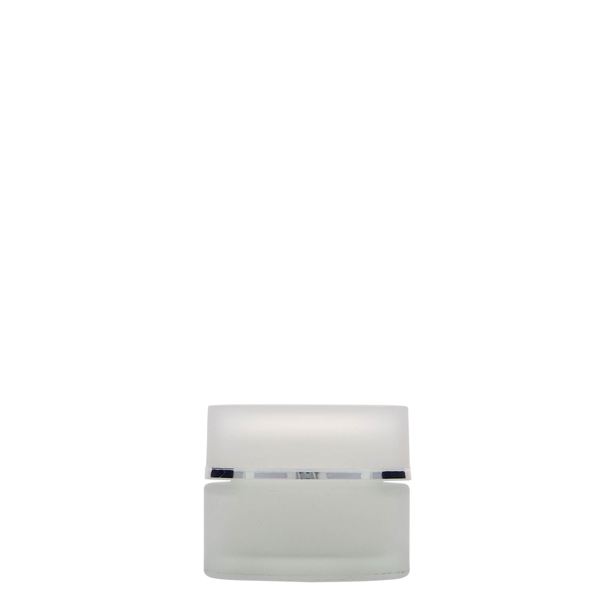 15 ml tégely 'Platin kiadás', üveg, jéghatású, nyílás: csavarzár 15 ml tégely 'Platin kiadás', üveg, jéghatású, nyílás: csavarzár