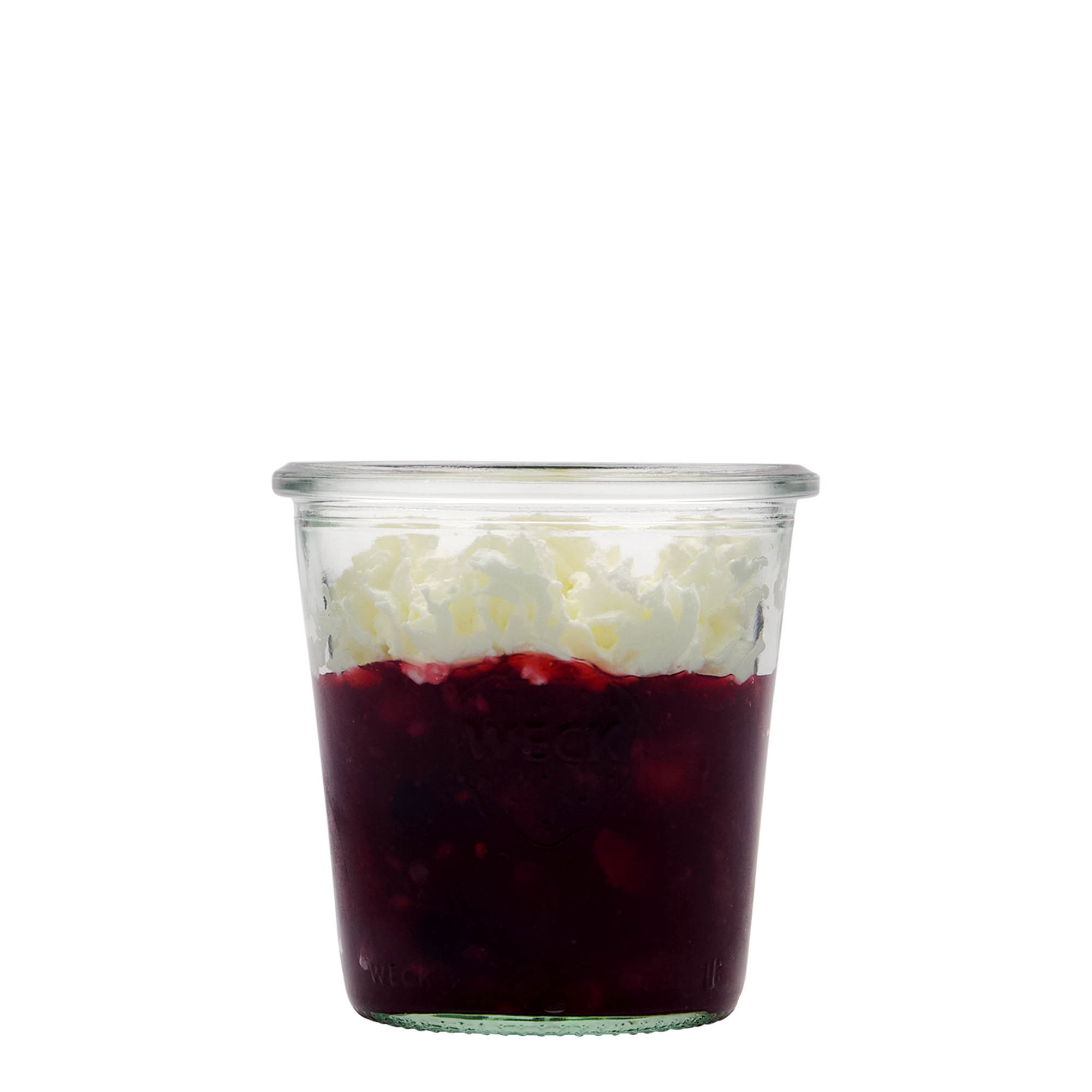 290 ml WECK-öntőüveg, nyílás: kerek perem