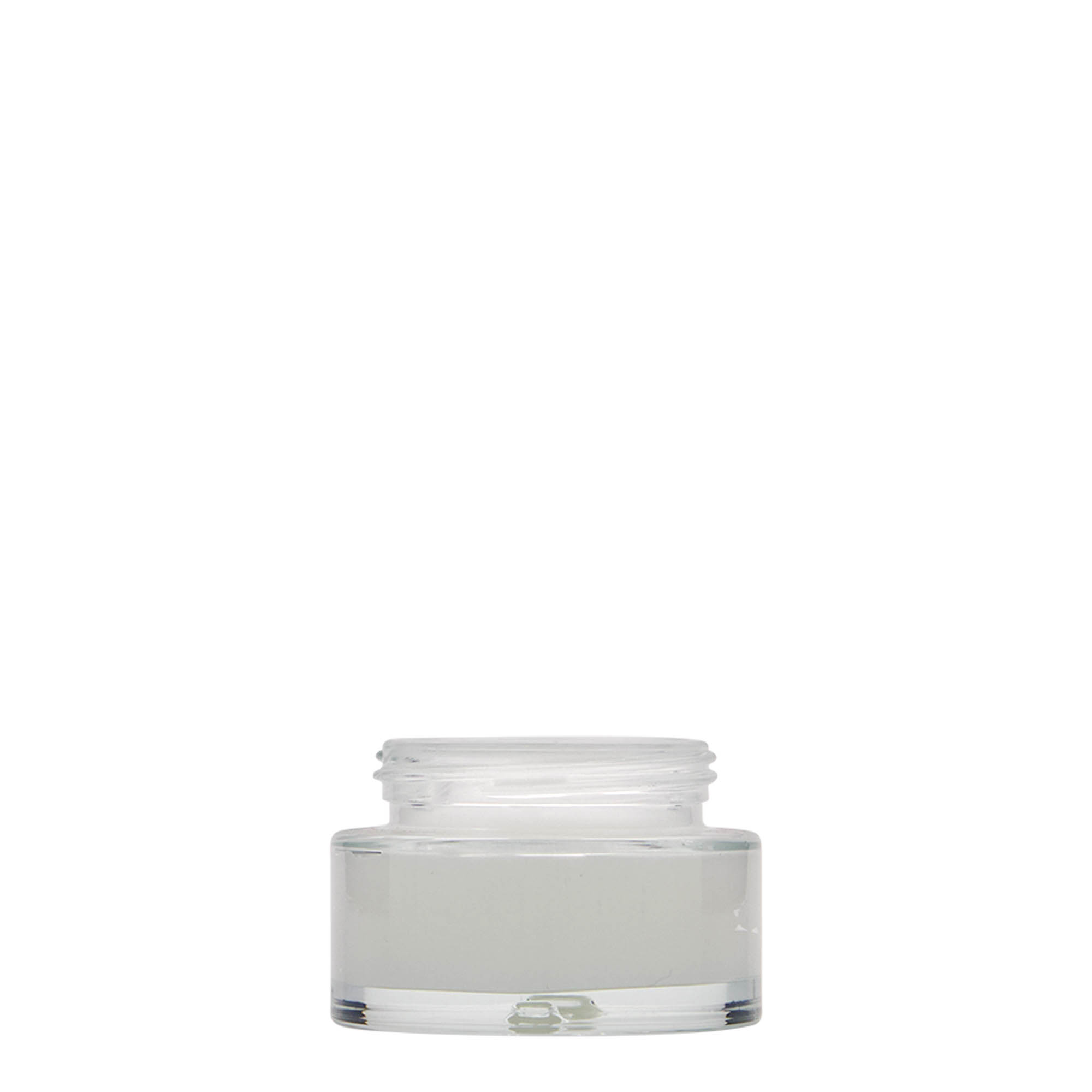 30 ml tégely 'Clear Edition', üveg, nyílás: csavarzár