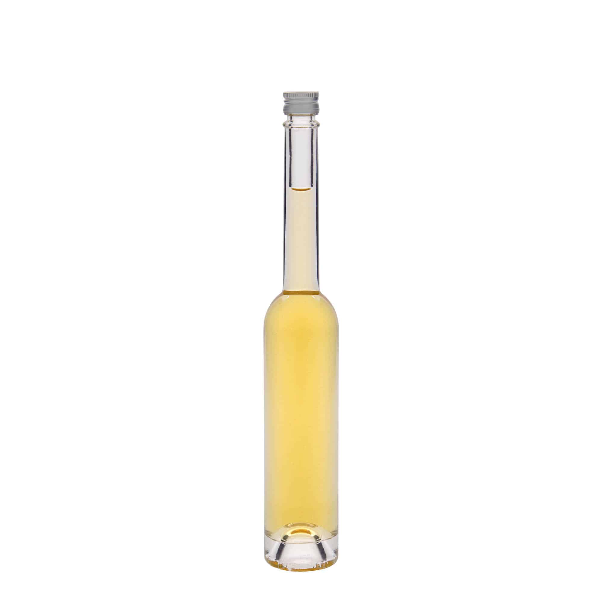 100 ml-es üvegpalack 'Platina', szájnyílás: PP 18