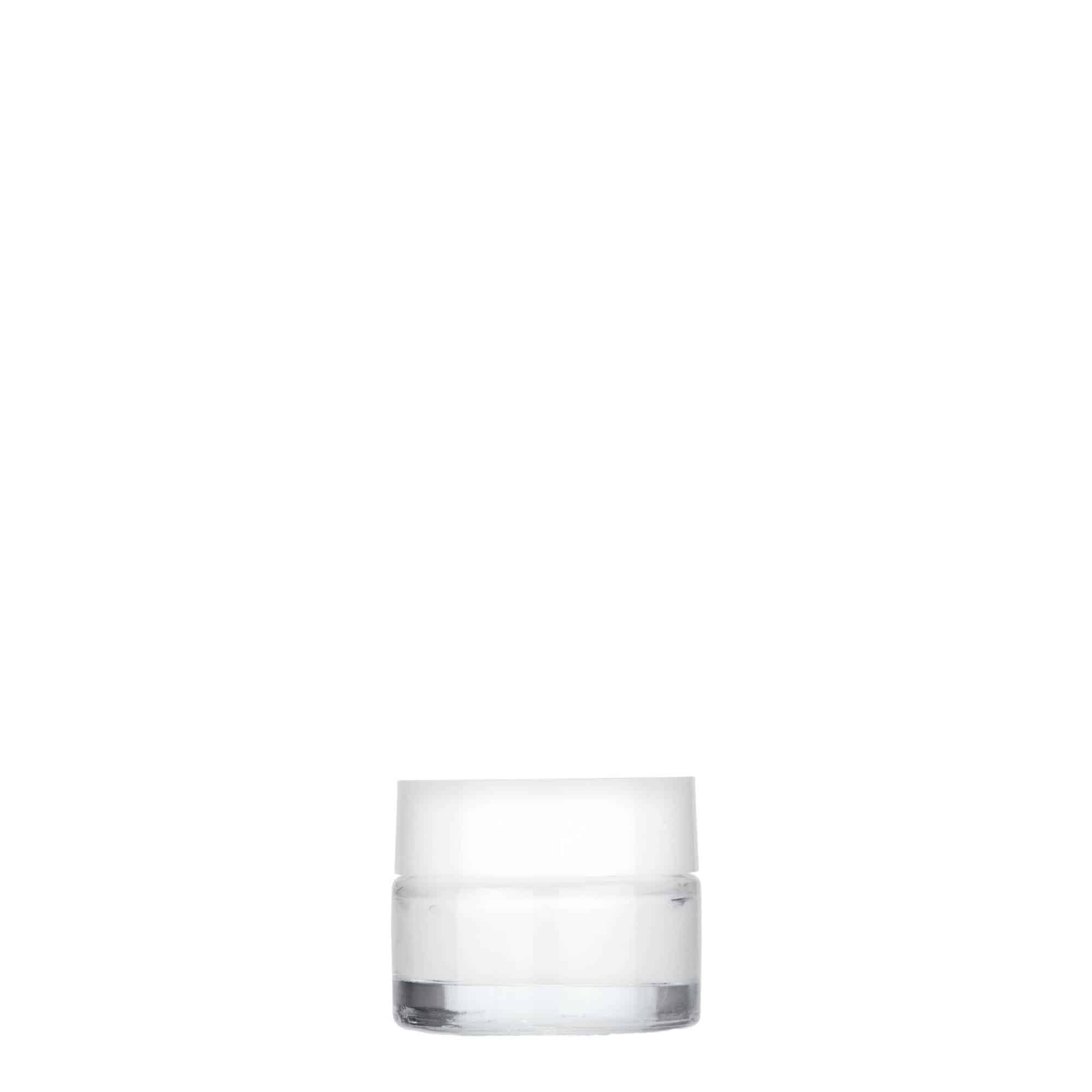 5 ml tégely 'Beauty', üveg, nyílás: csavarzár