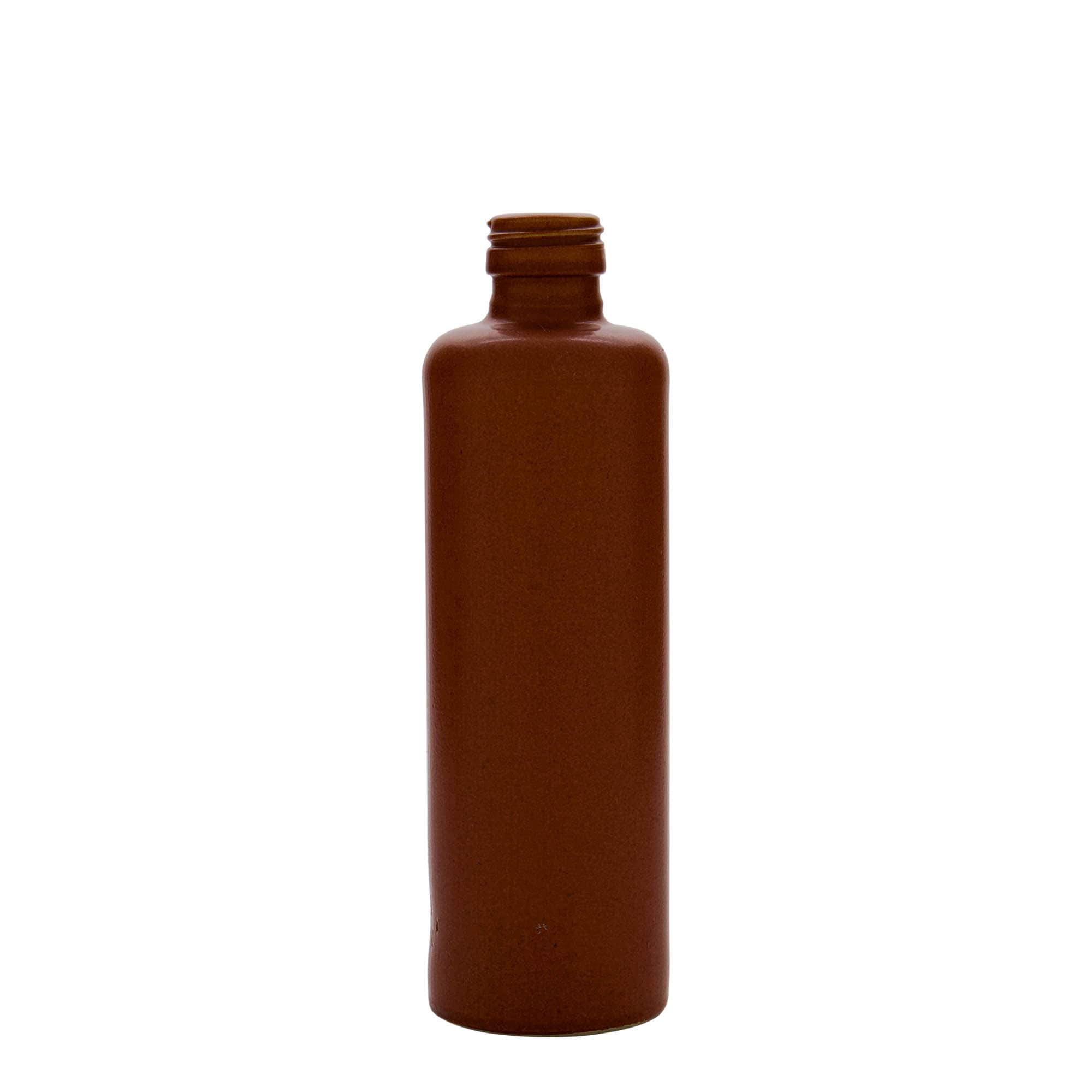 350 ml agyagedény, kőedény, vörösbarna, száj: PP 31,5