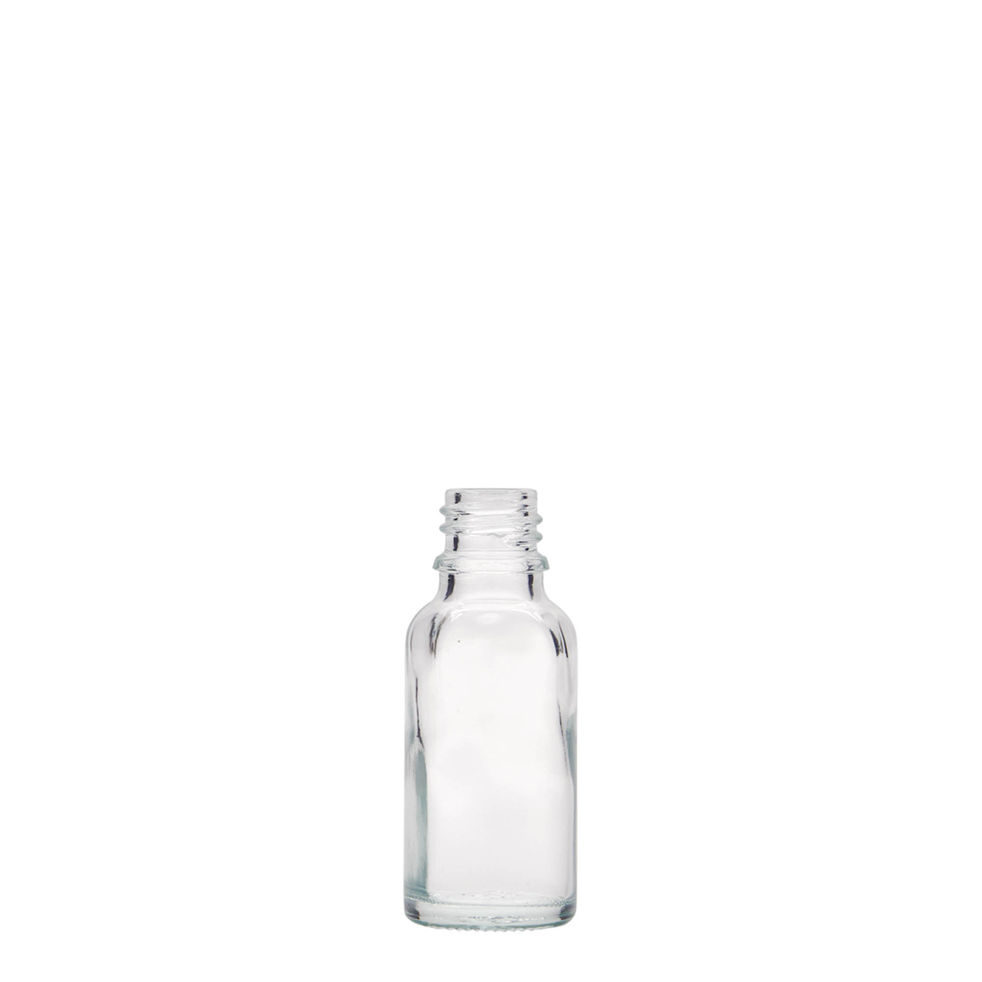 20 ml orvosi üveg, üveg, nyak: DIN 18 20 ml orvosi üveg, üveg, nyak: DIN 18