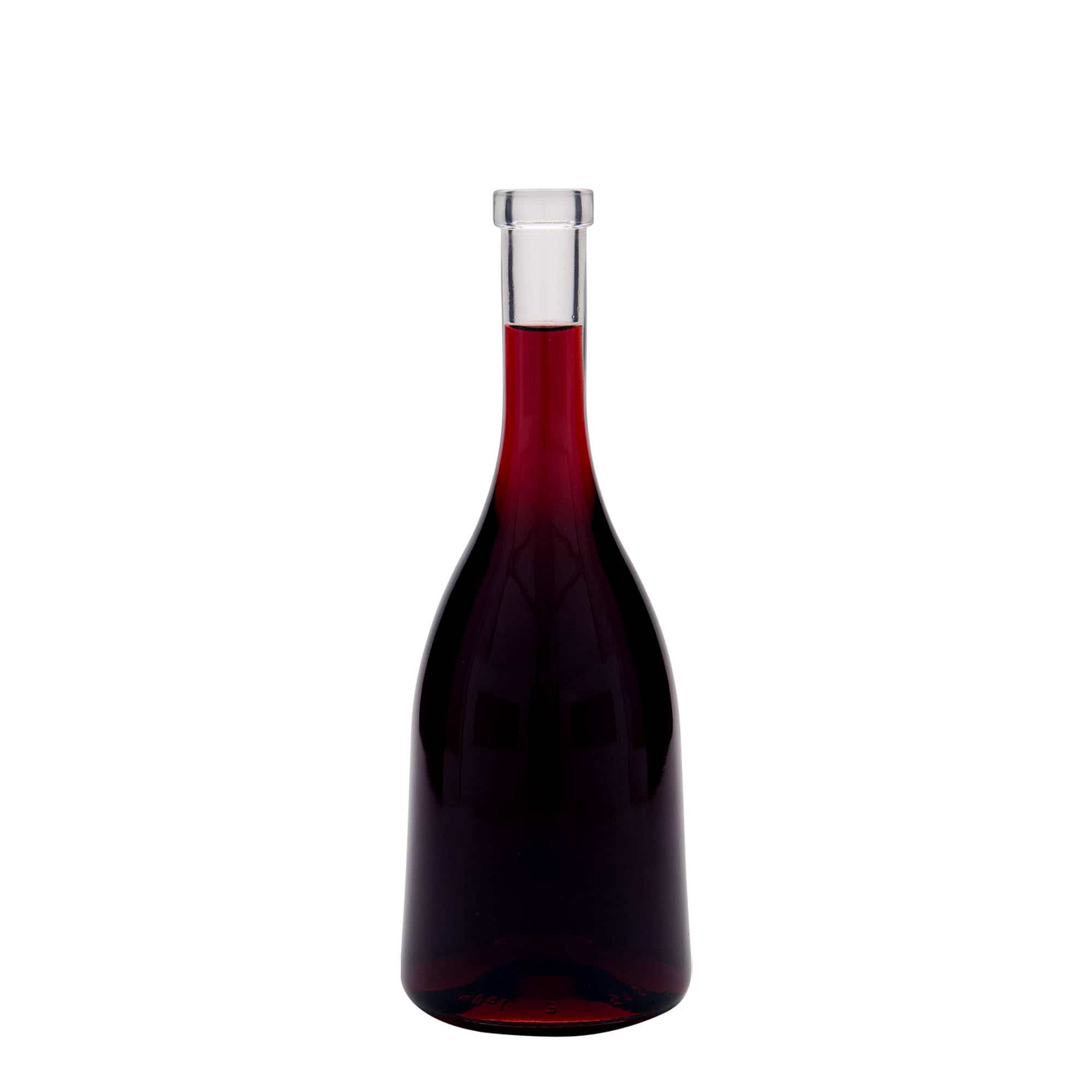 500 ml-es üvegpalack 'Rustica speciale', szájnyílás: parafadugó
