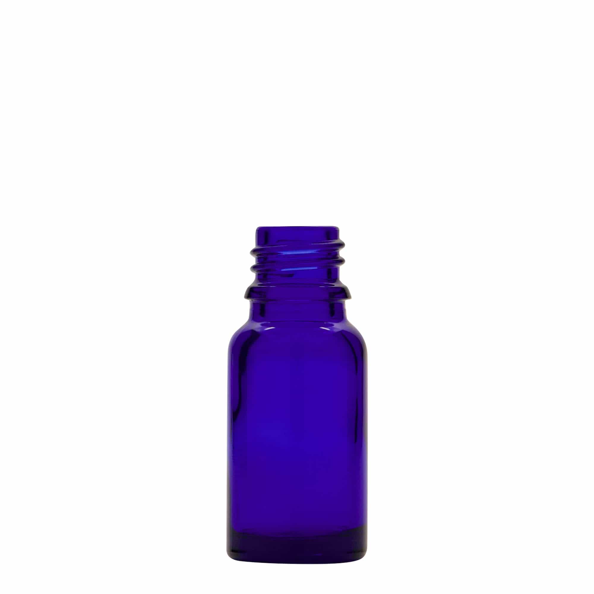 10 ml pipettás üveg orvosi célra, üveg, királykék-piros, nyílás: DIN 18
