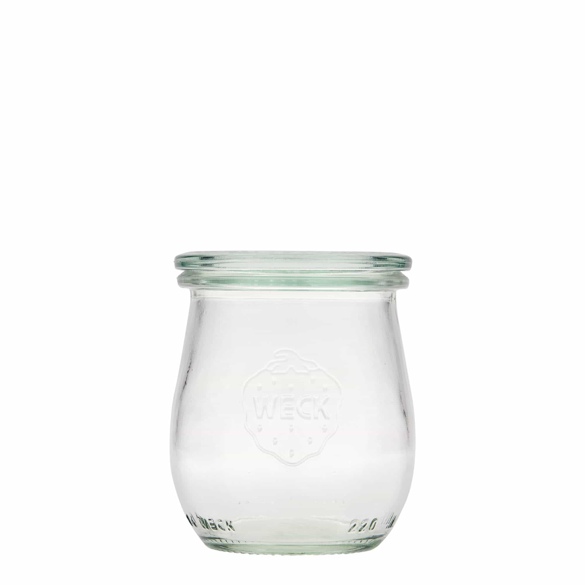 220 ml-es WECK tulipán alakú üveg, szájnyílás: Kerek perem 220 ml-es WECK tulipán alakú üveg, szájnyílás: Kerek perem