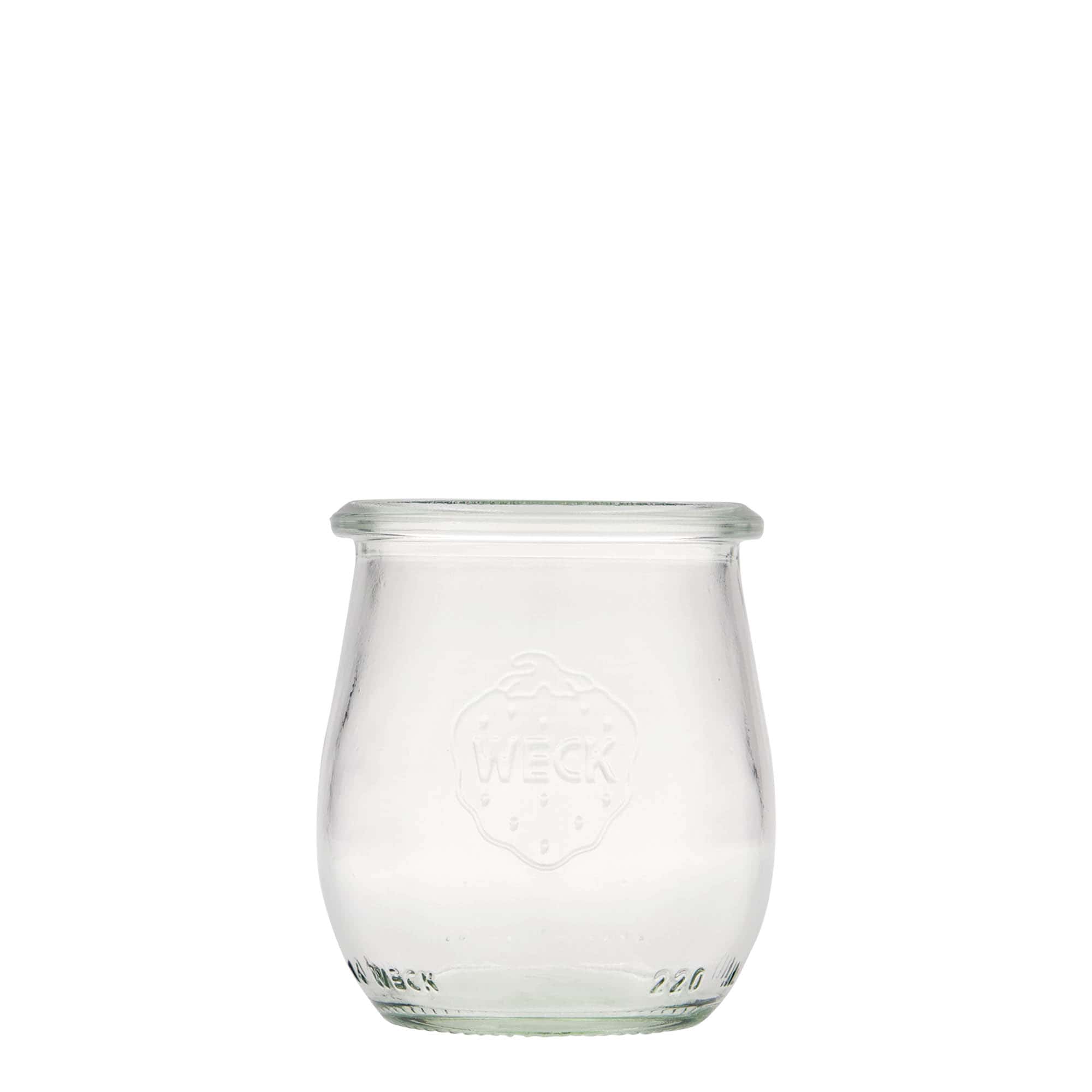 220 ml WECK-tulipánüveg, nyílás: kerek perem
