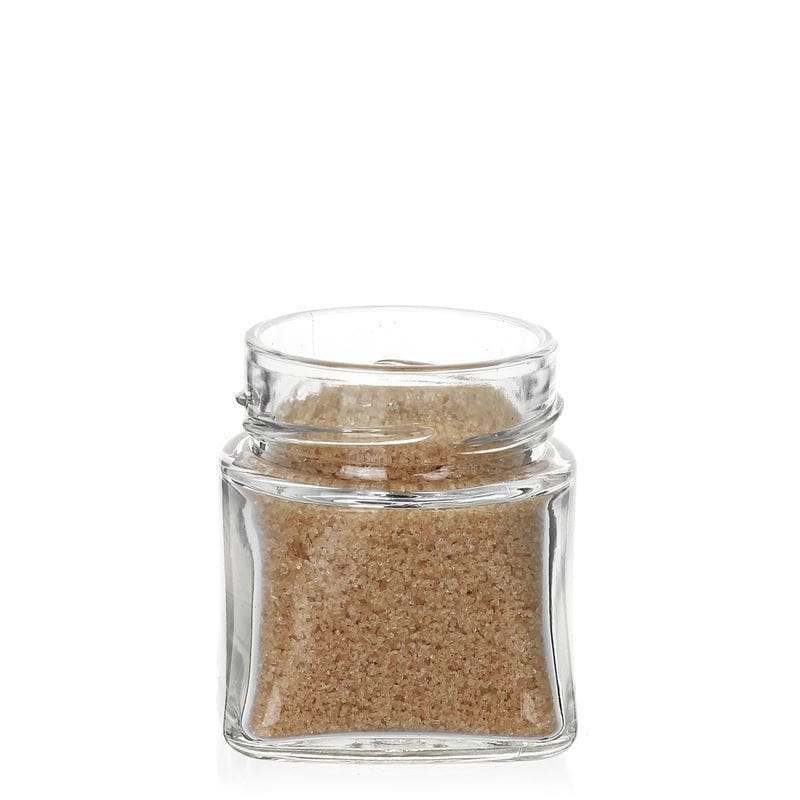 106 ml négyszögletes üveg 'Luxor', nyílás: Deep-Twist-Off (DTO 58)
