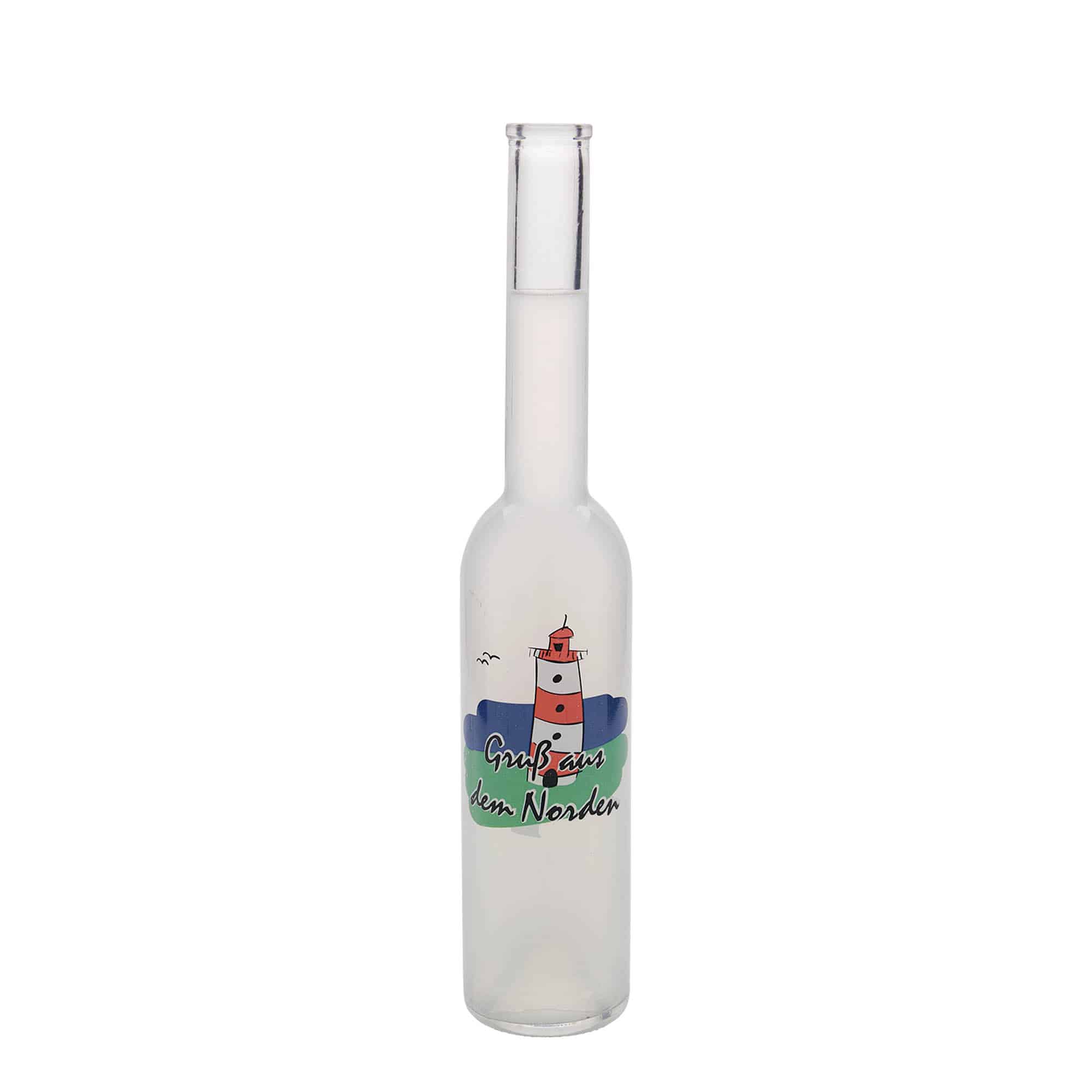350 ml üvegpalack 'Opera', motívum: Észak, nyílás: parafa