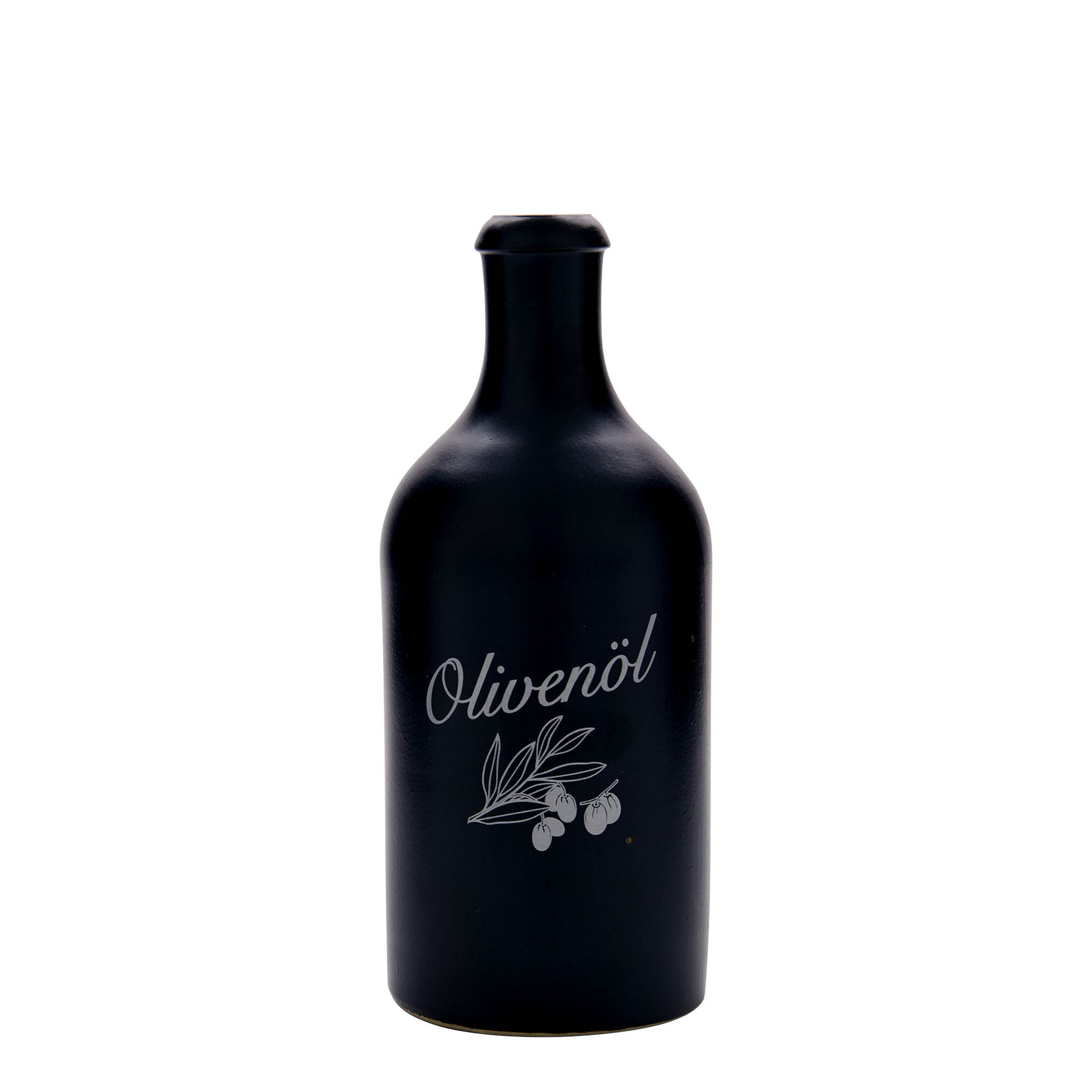 500 ml agyagedény, motívum: olívaolaj, kőedény, fekete, nyílás: parafa 500 ml agyagedény, motívum: olívaolaj, kőedény, fekete, nyílás: parafa