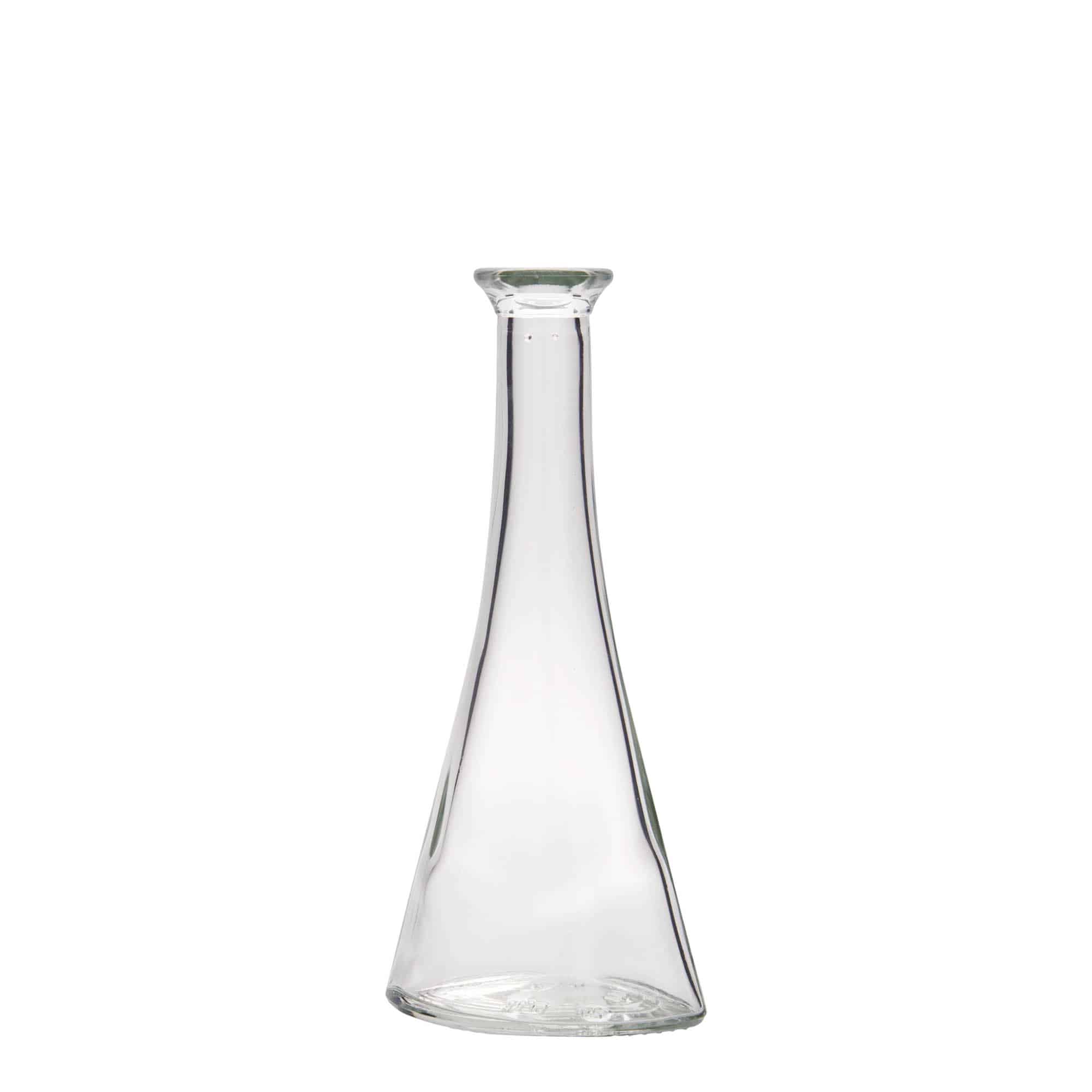 100 ml-es üvegpalack 'Veronica', félgömbölyű, szájnyílás: parafadugó