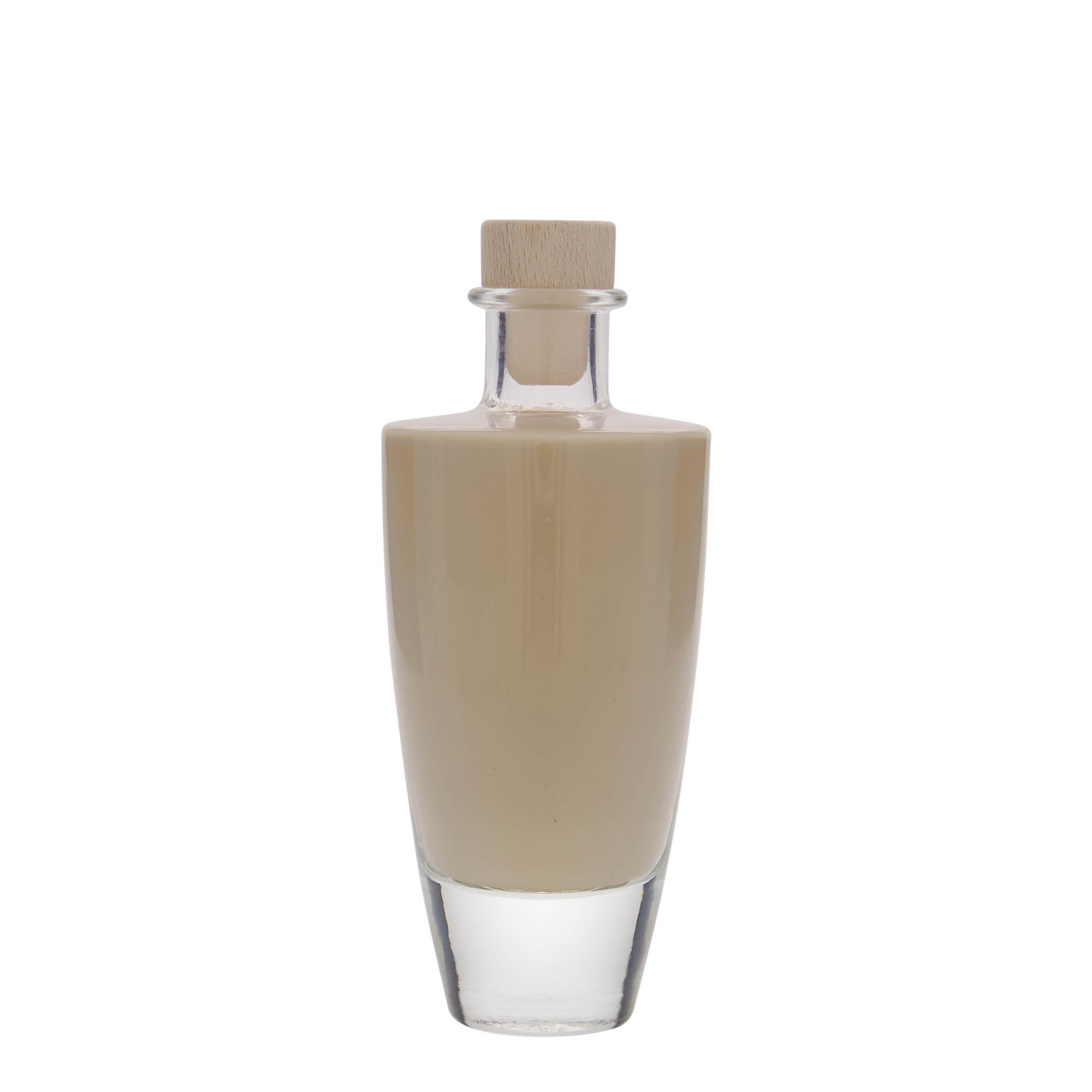 200 ml üvegpalack 'Vanessa', ovális, nyílás: parafa 200 ml üvegpalack 'Vanessa', ovális, nyílás: parafa