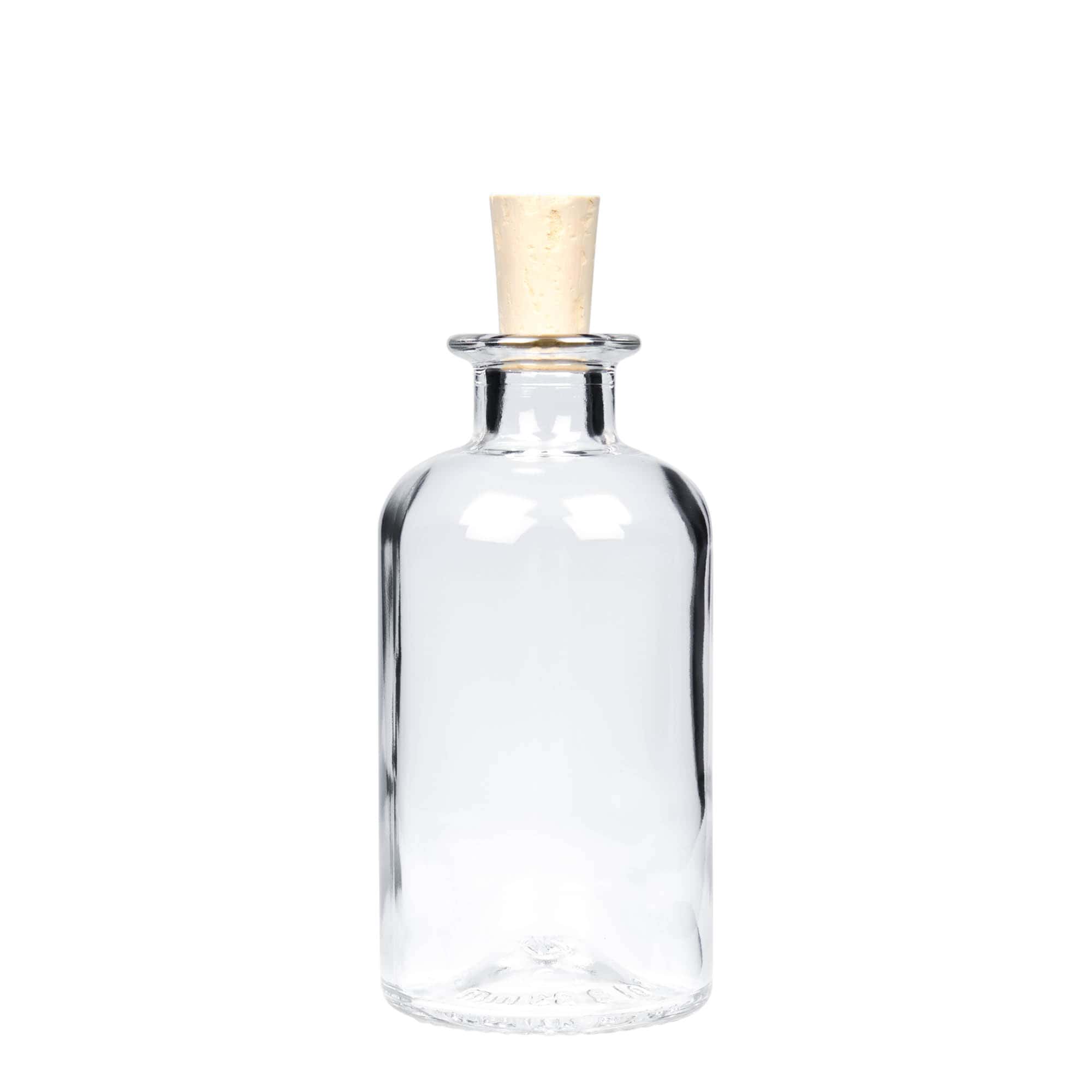 250 ml üvegpatikai üveg, nyílás: parafa