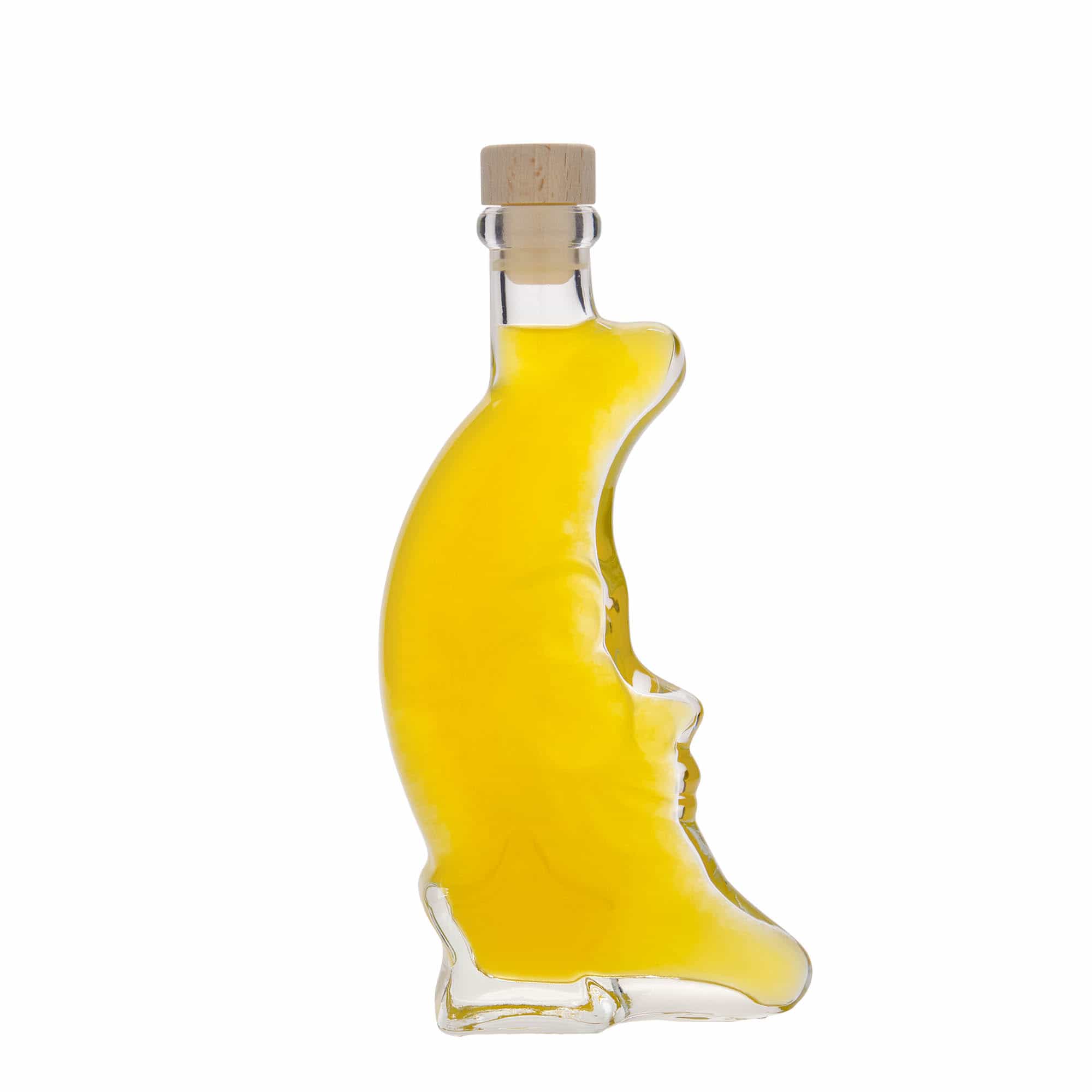 200 ml-es üvegpalack 'Mond', szájnyílás: parafadugó